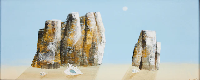 ESAIAS THORÉN. Strand och klippor.