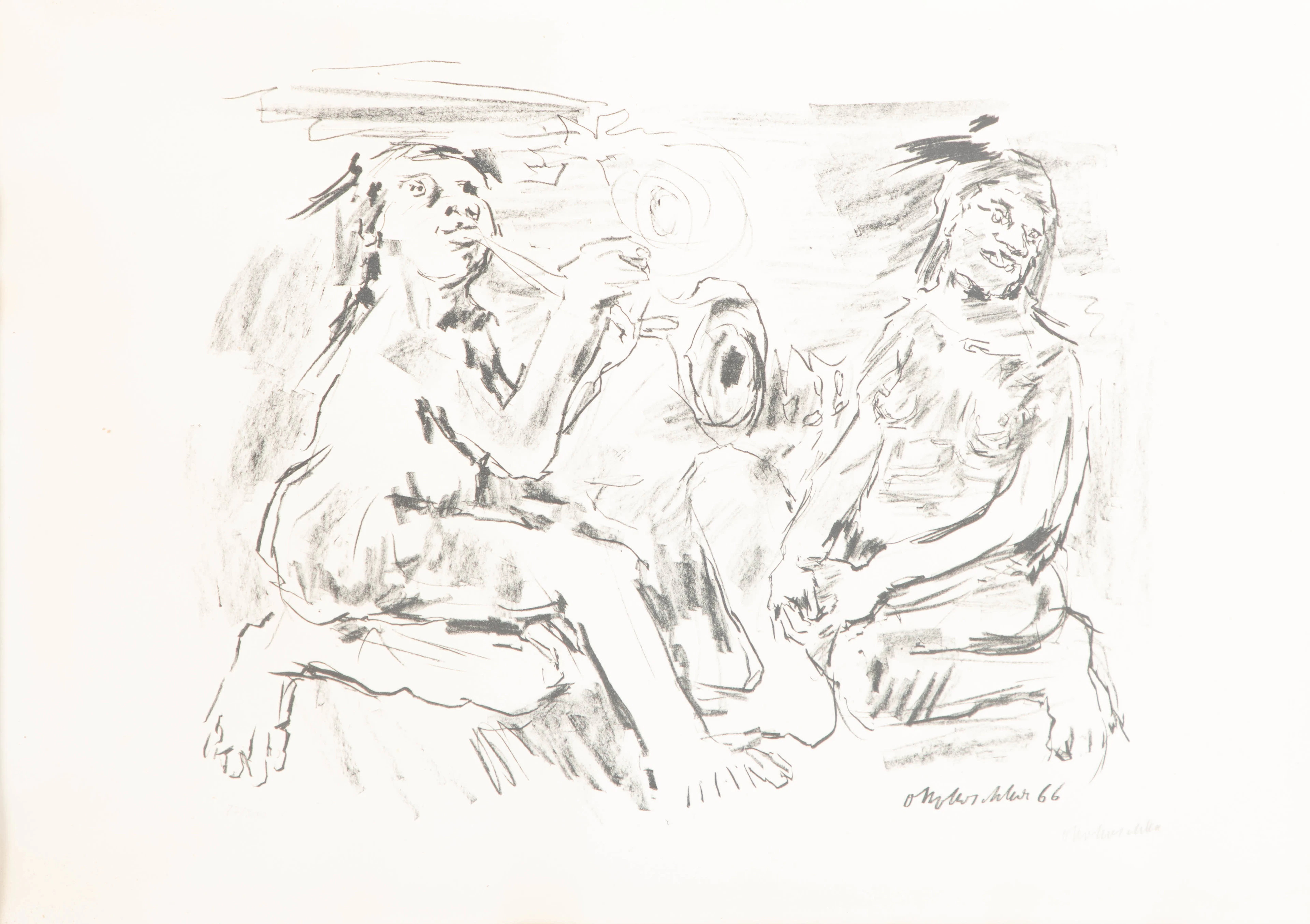 OSKAR KOKOSCHKA (1886-1980). Die Macht der Musik.