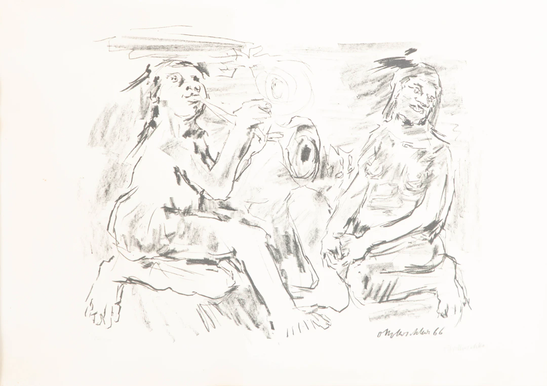 OSKAR KOKOSCHKA (1886-1980). Die Macht der Musik.