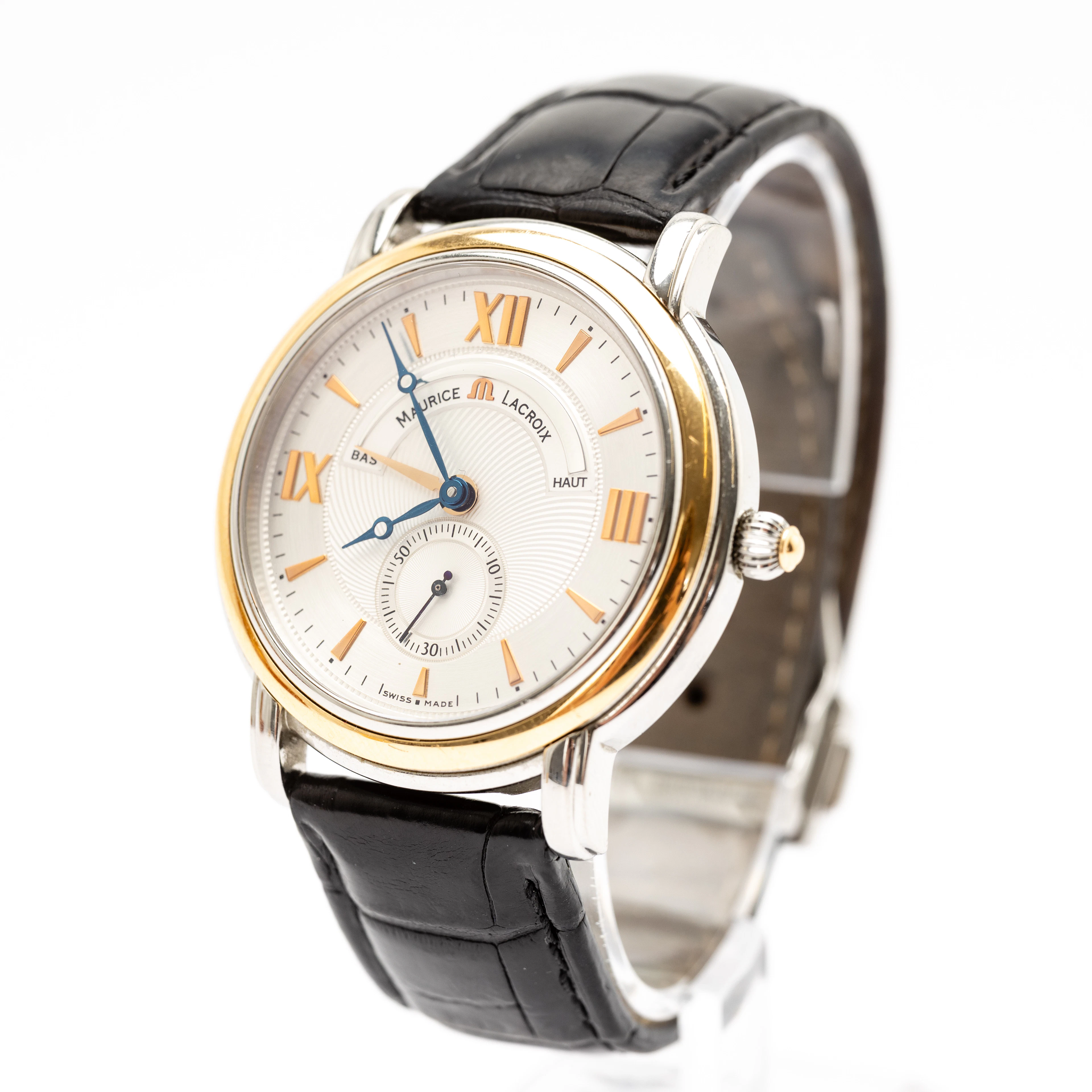 Maurice Lacroix 'Masterpiece' Armbanduhr.