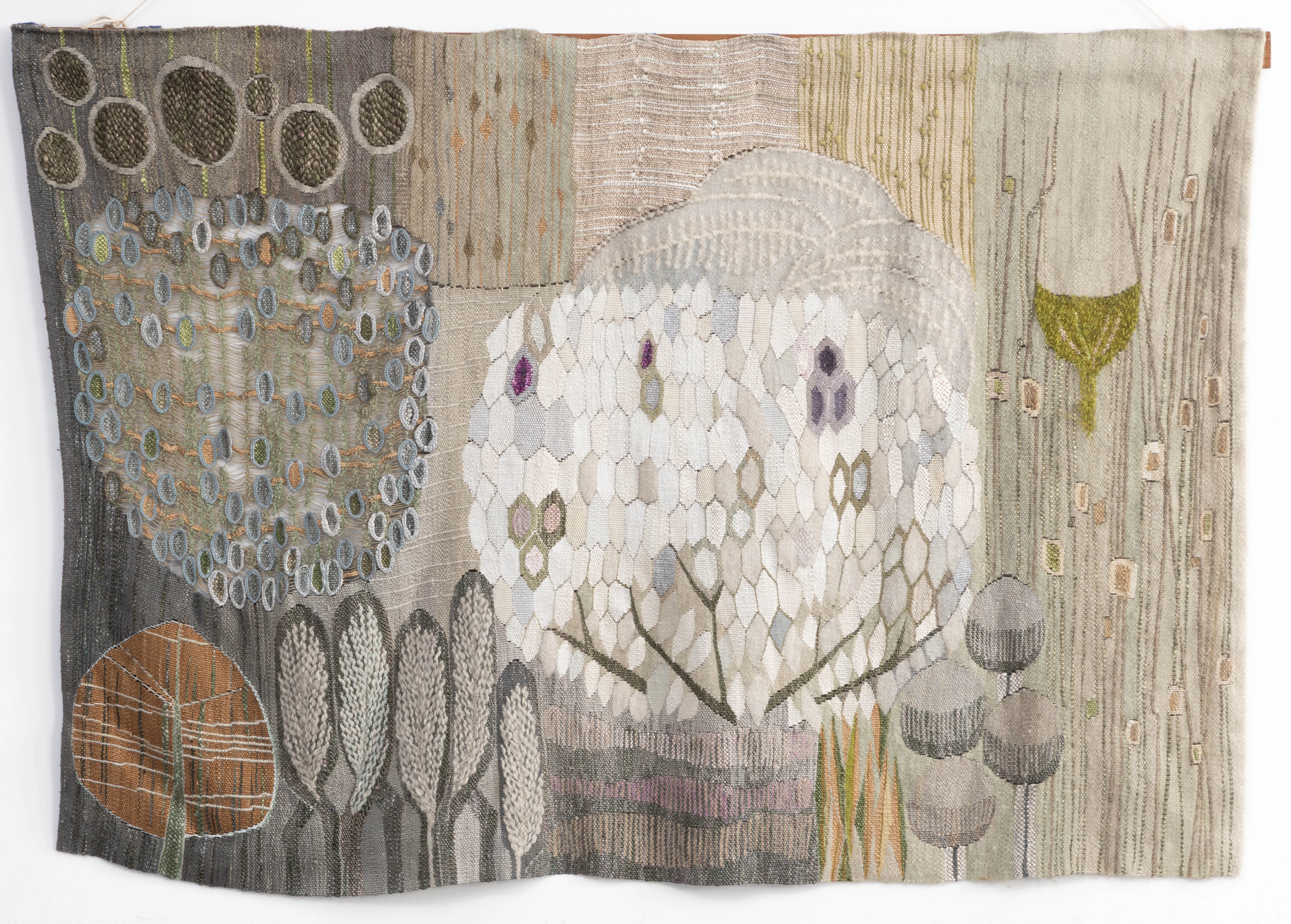 Ursula Köker-Slama, Wandteppich 'Garten im Winter', Deutschland, 2.