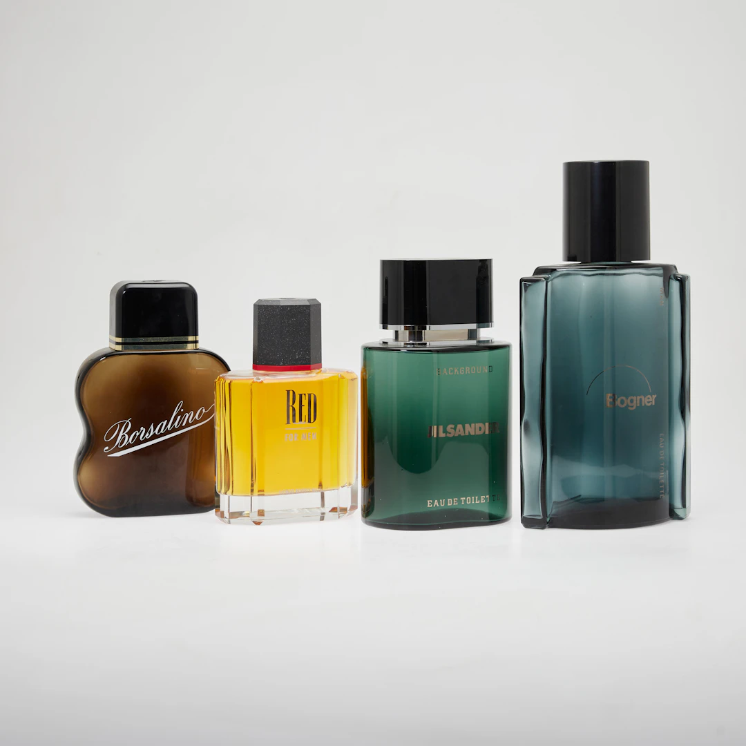 JIL SANDER, BORSALINO, BOGNER ETC., Konvolut Großfacticen / Flacons