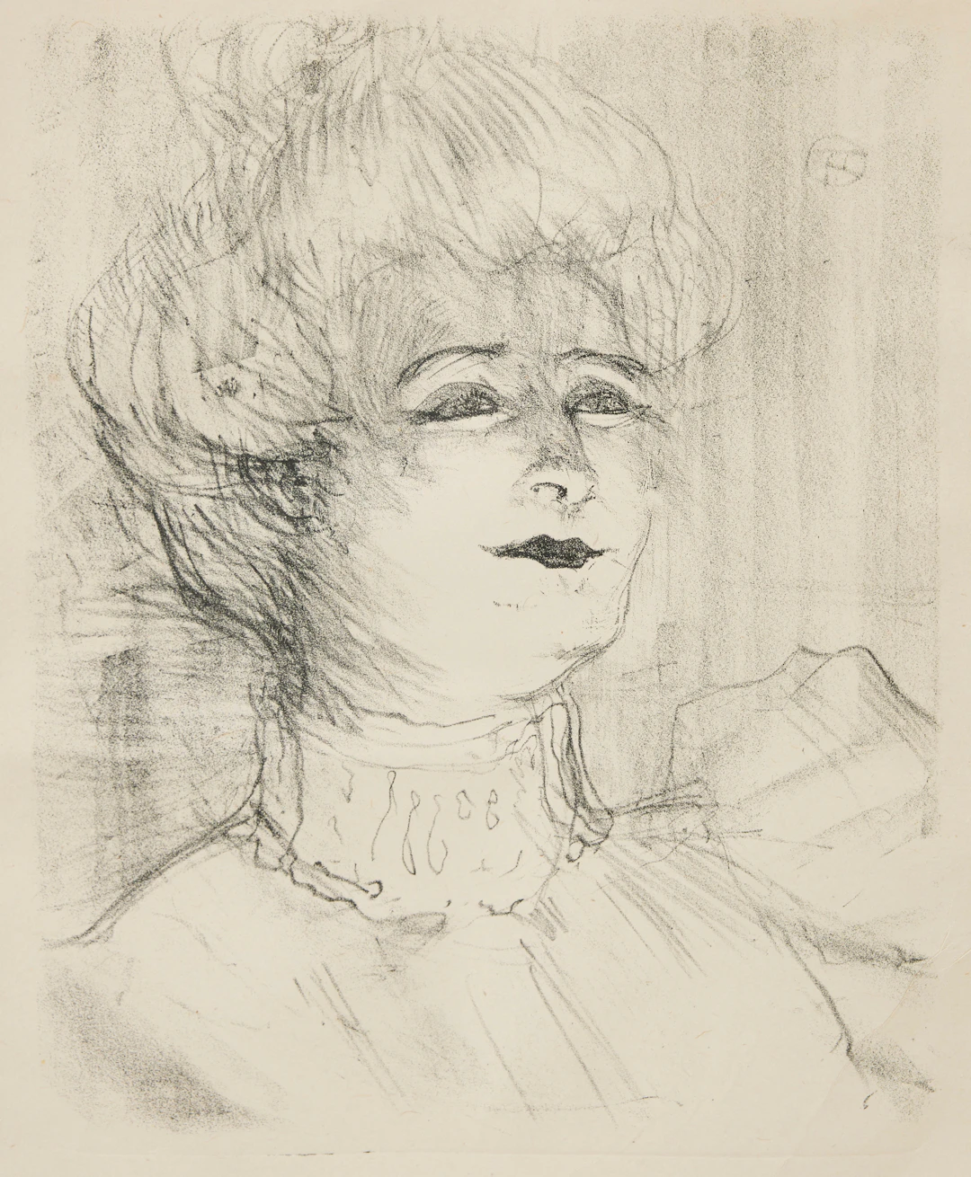 HENRI DE TOULOUSE-LAUTREC. "Mary-Louise Marsy".
