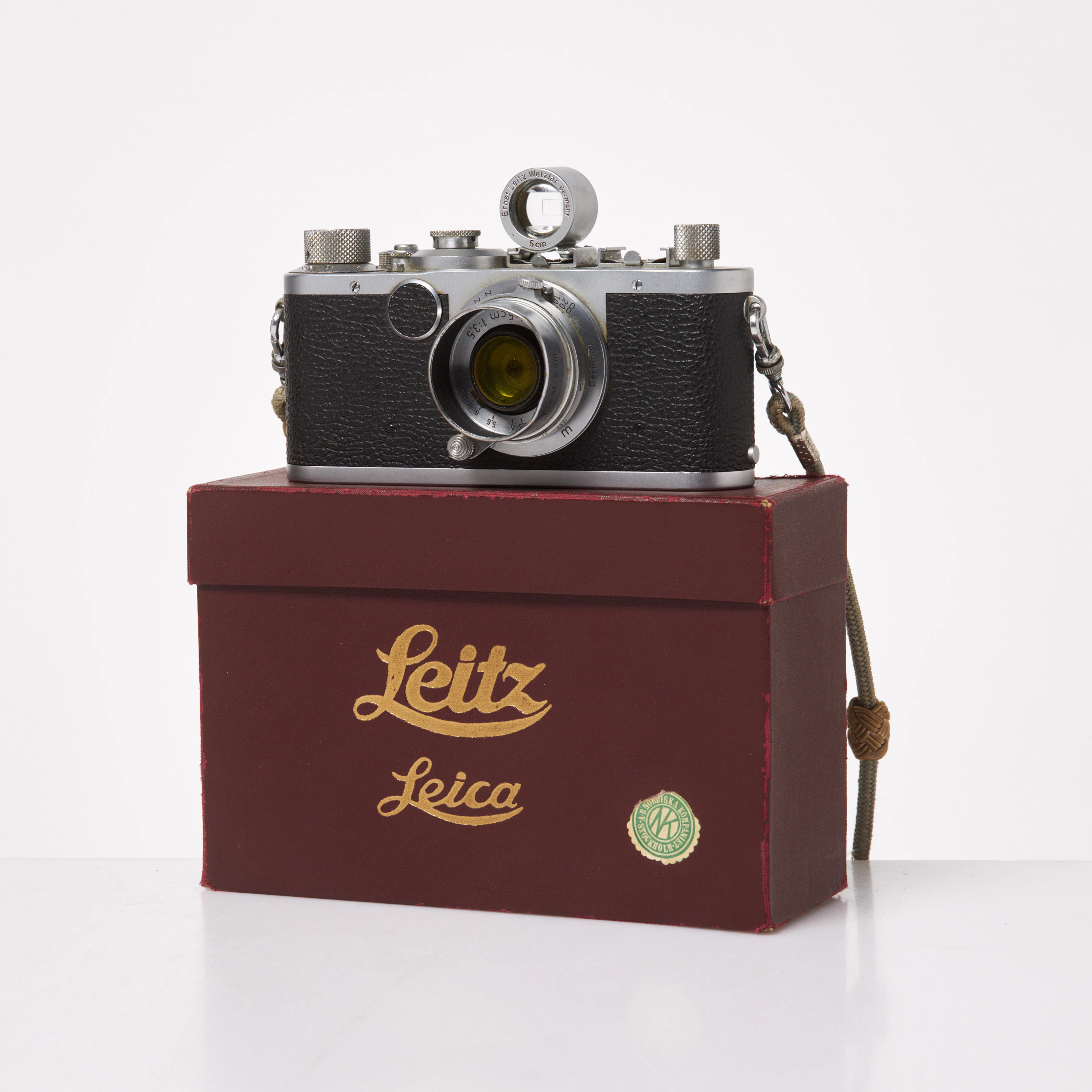 KAMERA. Leica, D.R.P Ernst Leitz Wetzlar, 50mm f3,5, Tyskland, i