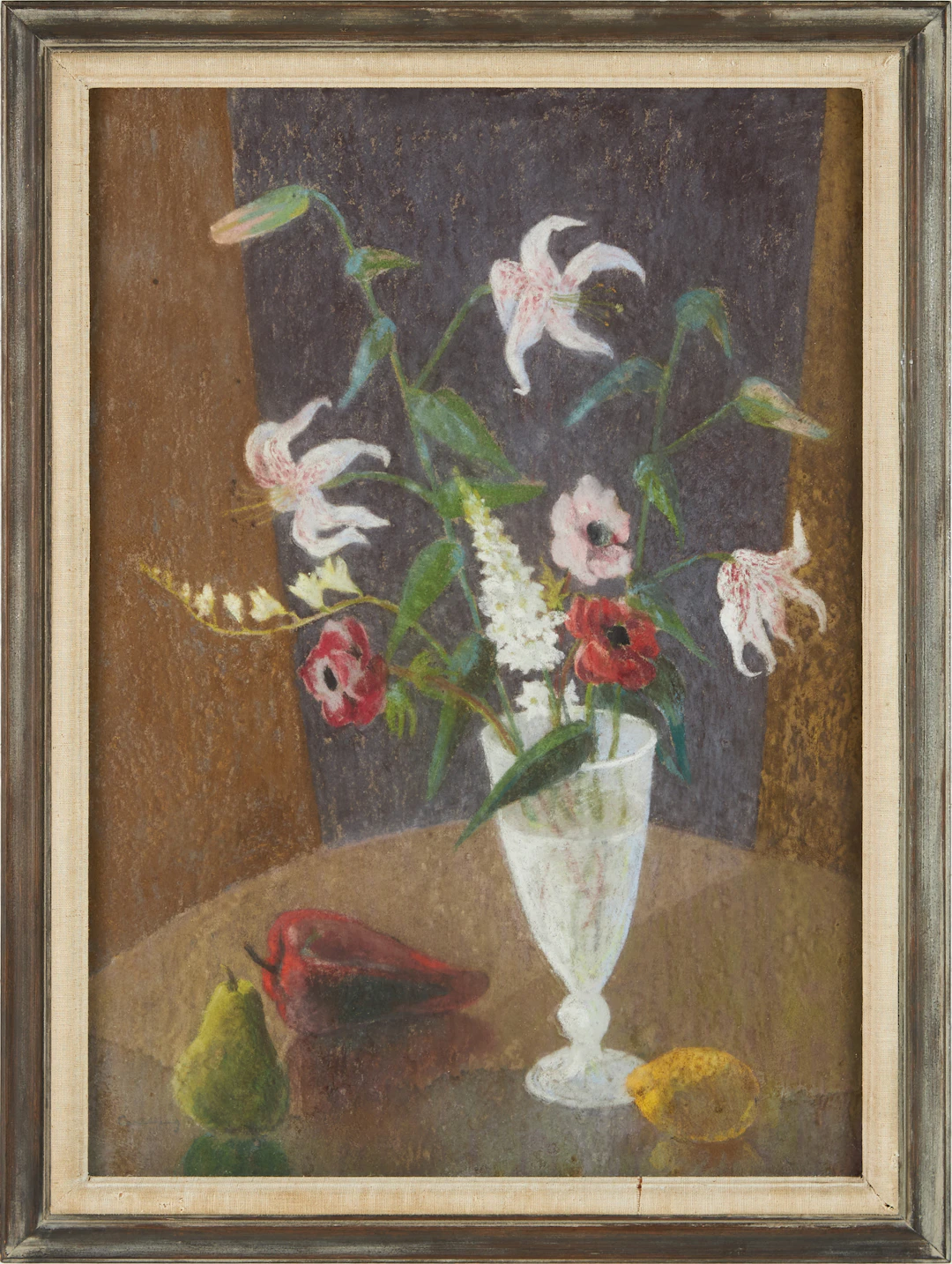 BENGT CARLBERG. Stilleben, pastell, signerad och daterad.