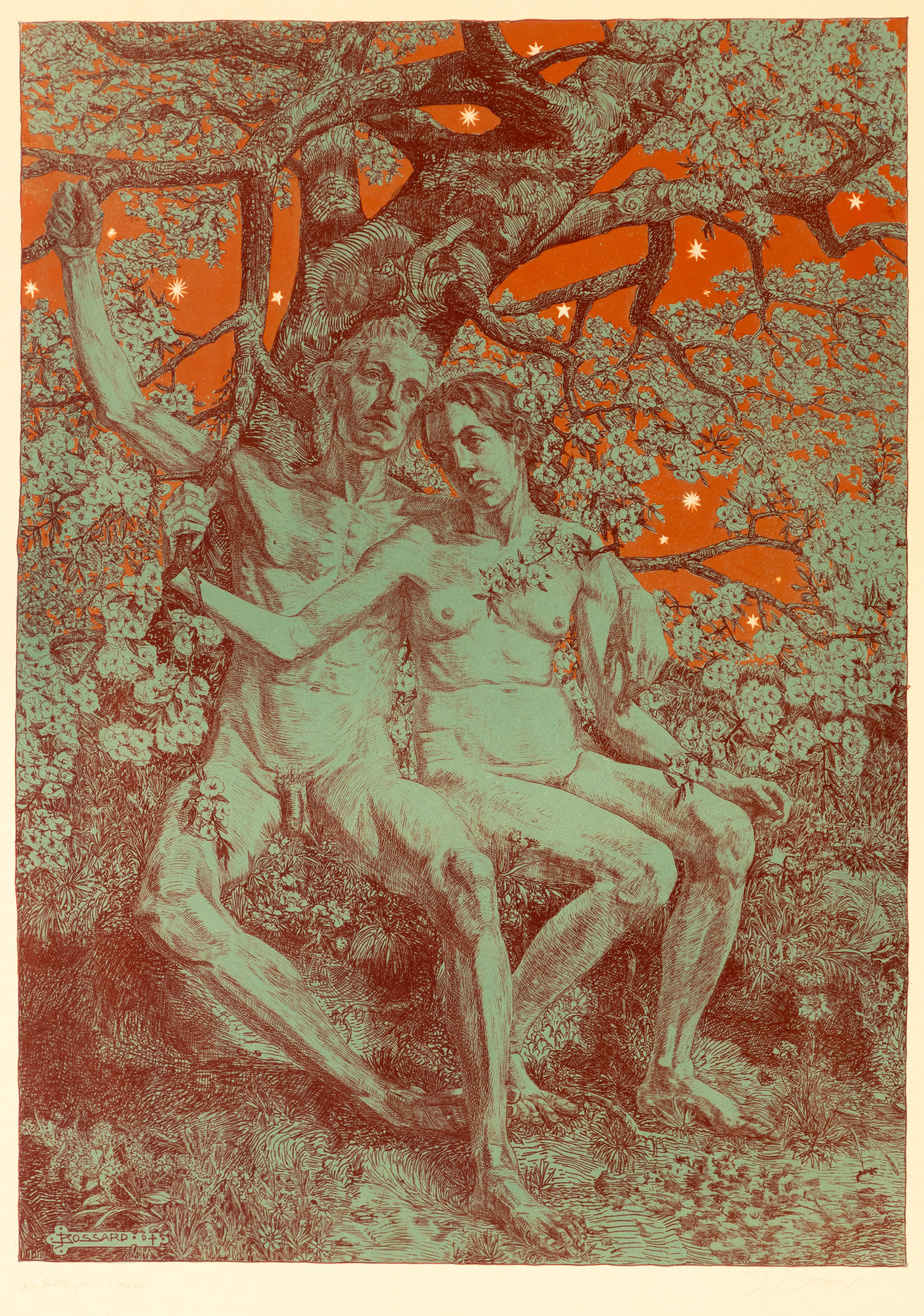 JOHANN MICHAEL BOSSARD (1874-1950). Mainacht.