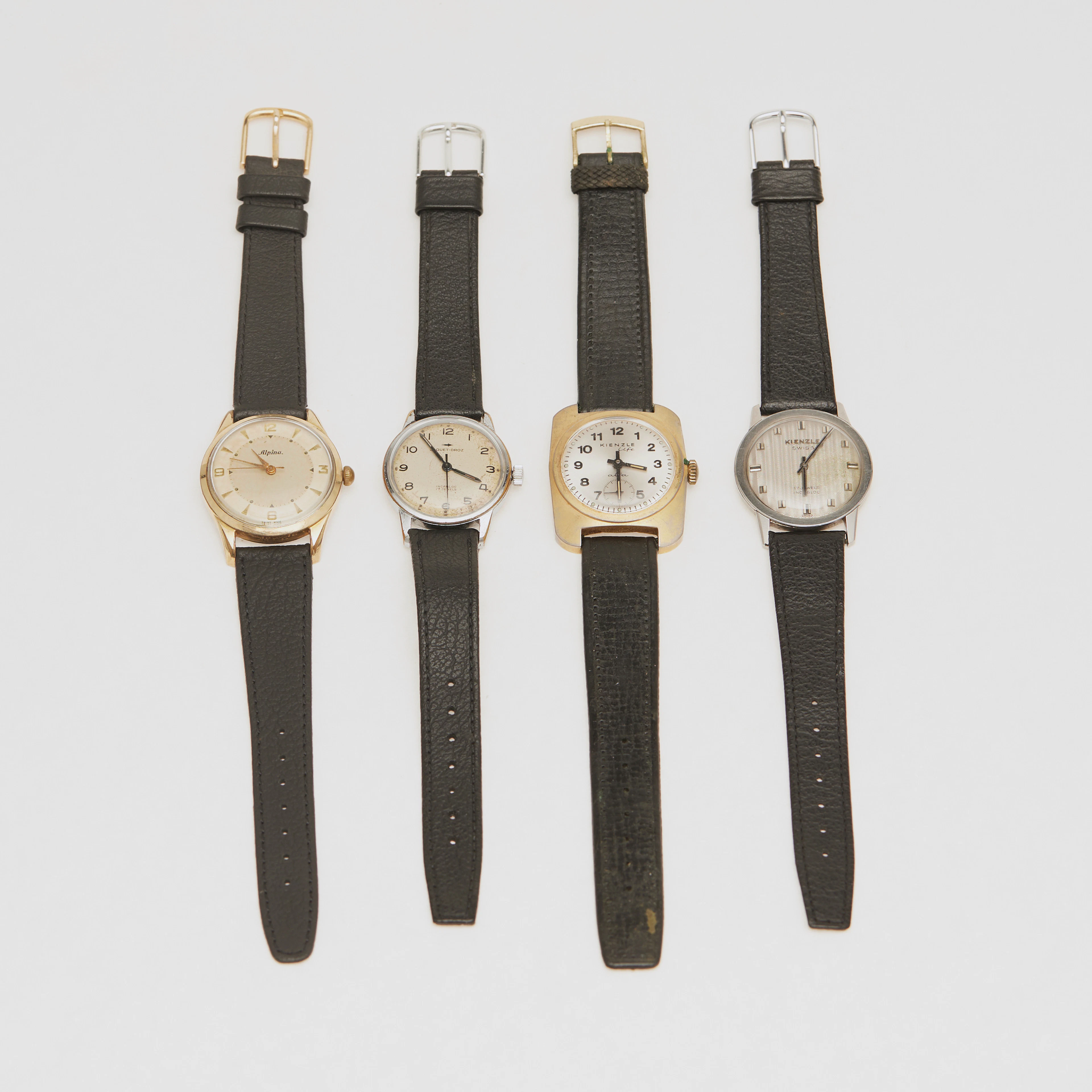 Konvolut Armbanduhren, Handaufzug, 1950-1970, Schweiz / Deutschland. (4).