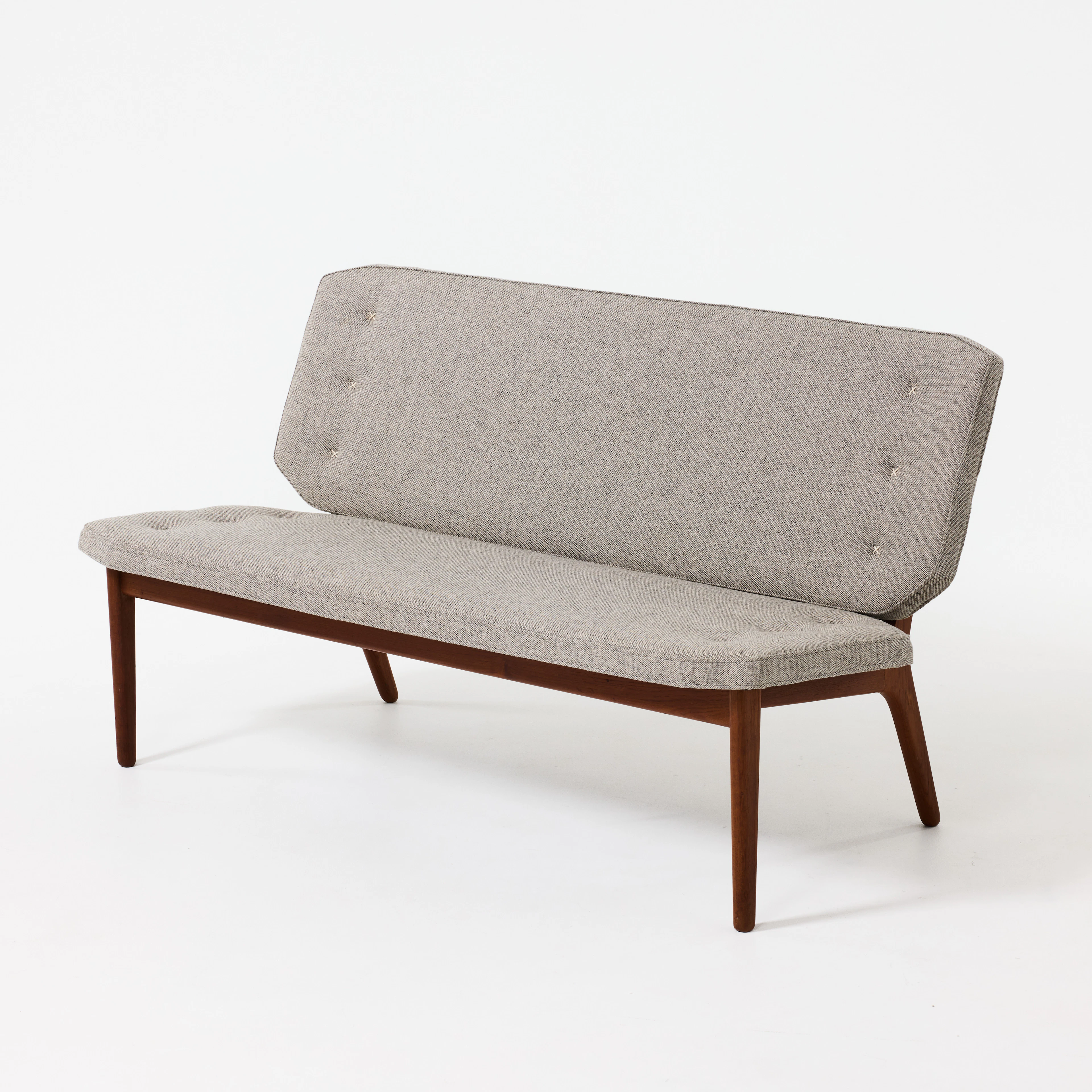 TOVE KINDT-LARSEN. Soffa, H. Skøtt-Jensen, Danmark 1950-tal, teak