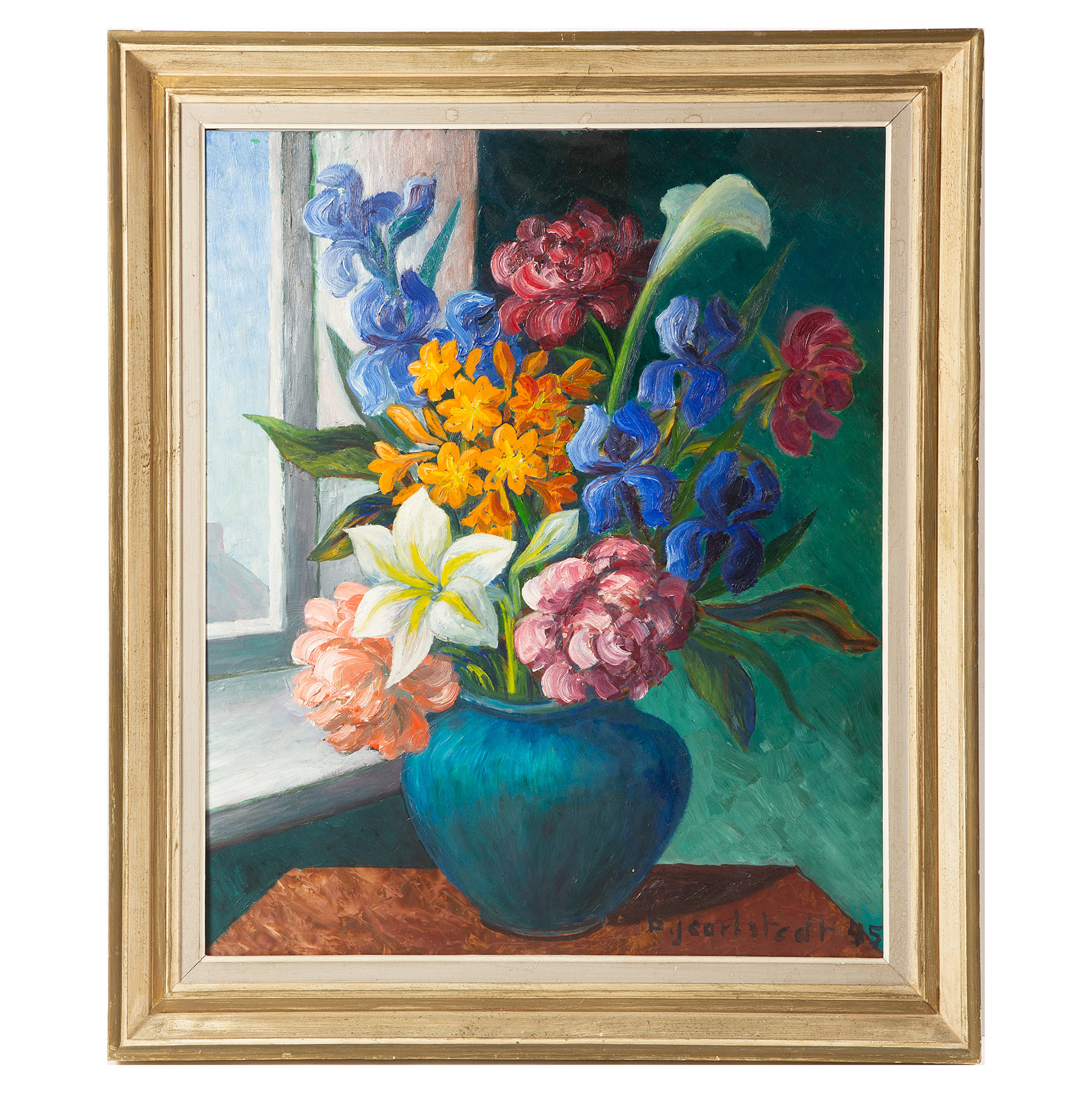 BIRGER CARLSTEDT. Blomsterstilleben.