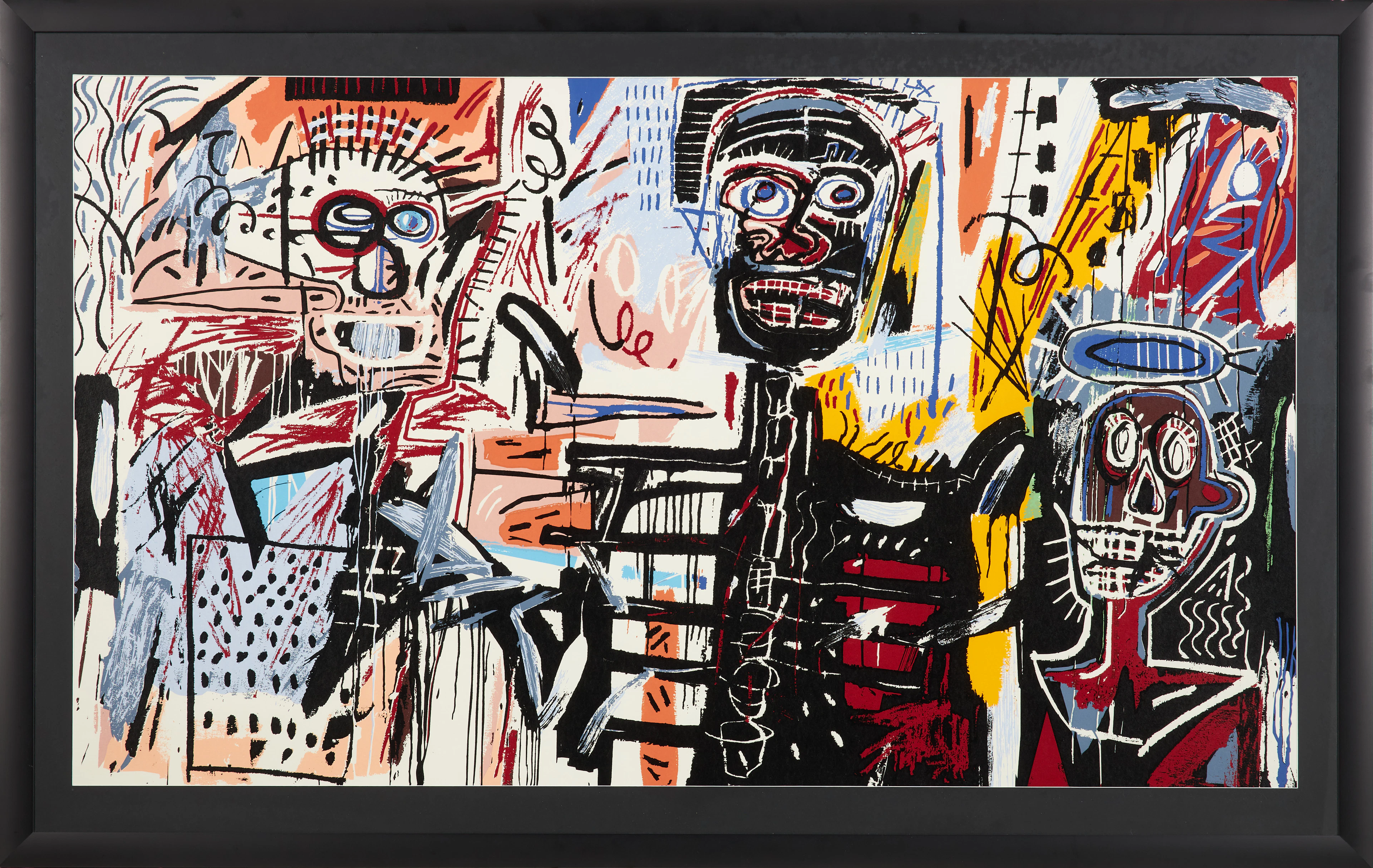RICHARD RYAN (FÖDD 1974). "Hommage à Basquiat", pigmentutskrift på