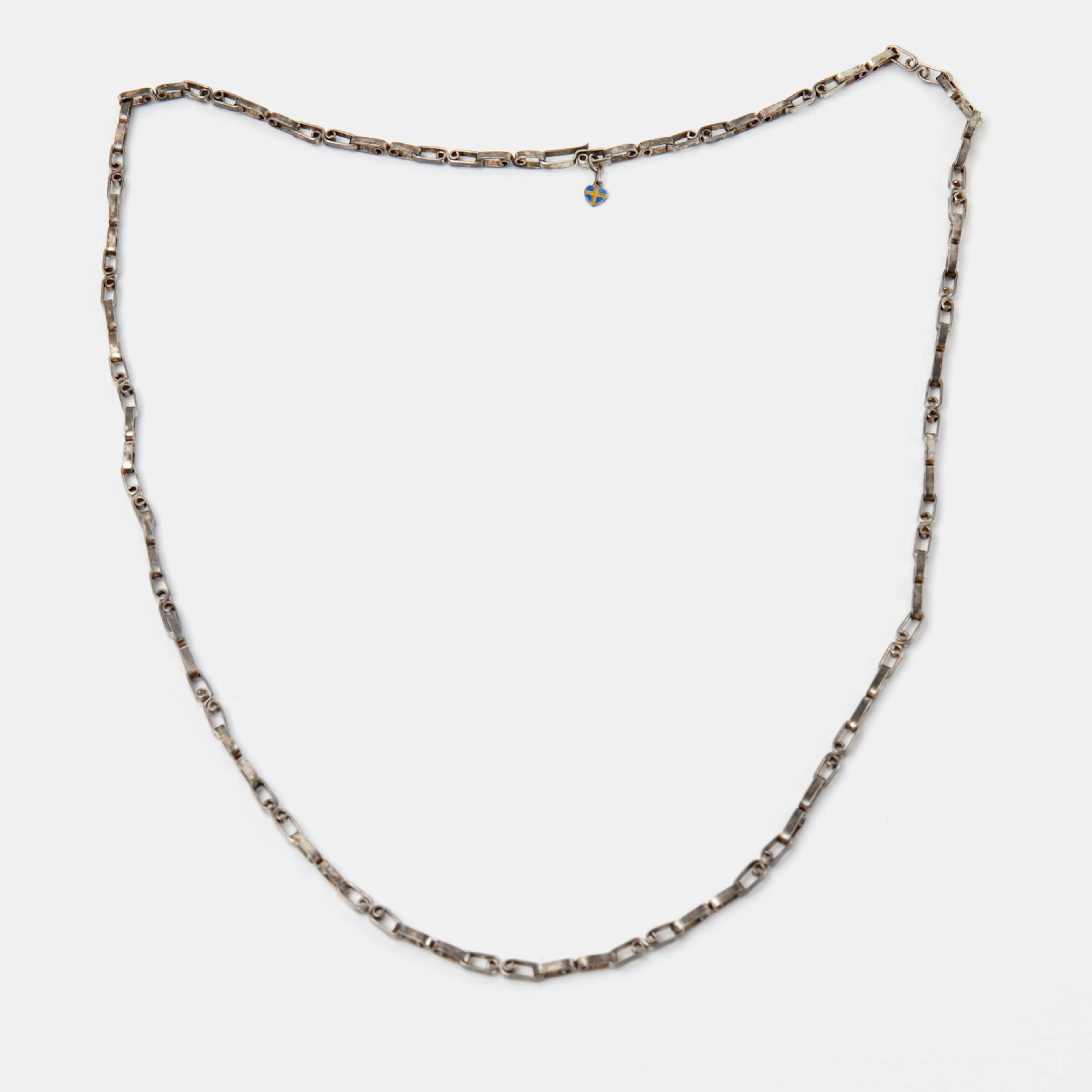 THERESIA HVORSLEV. Collier, "Niagara", sterling silver, berlock med