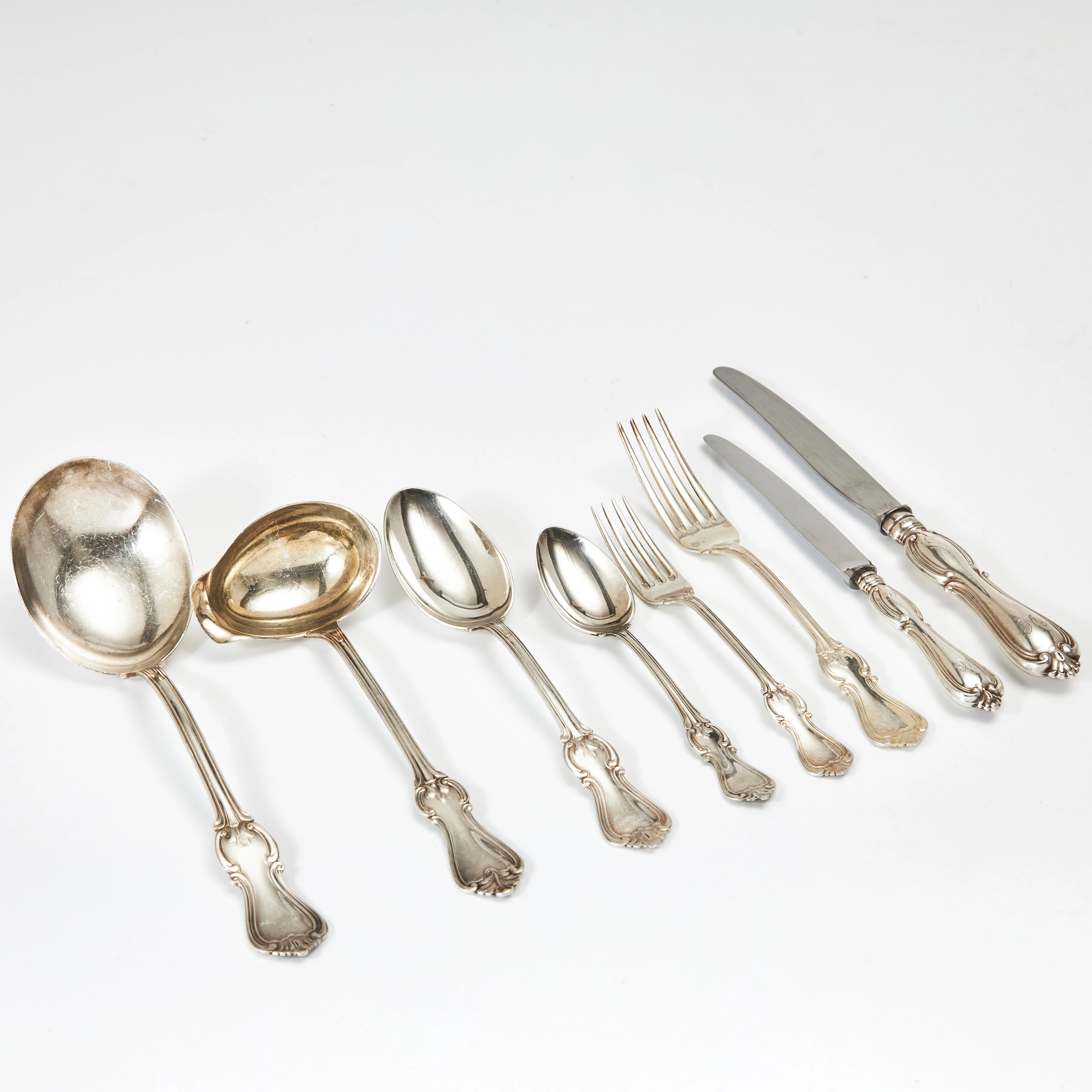 BESTICK, 69 delar, silver, modell Olga, GAB 1978.