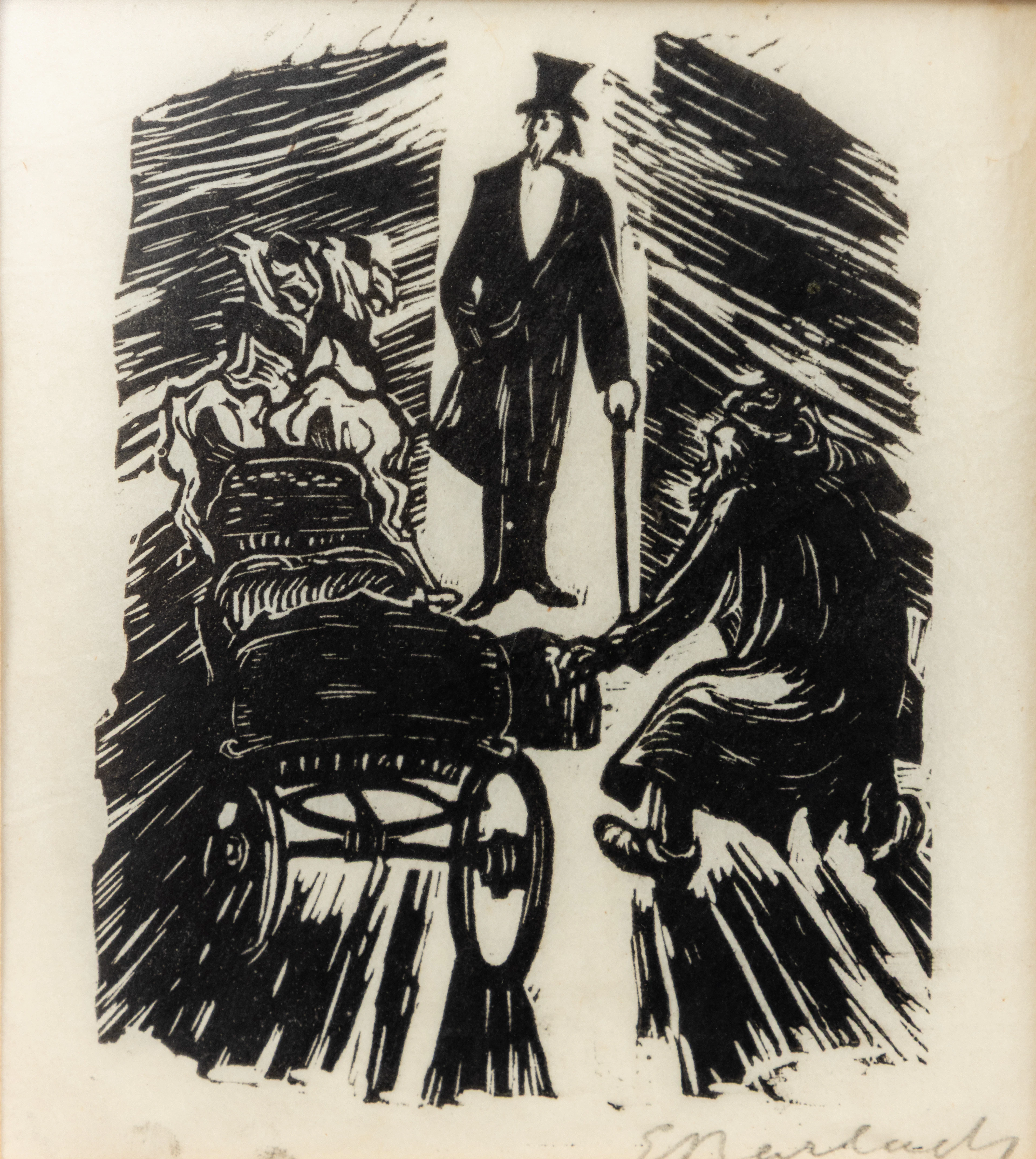 ERNST BARLACH (1870-1938). Der hohe Herr.