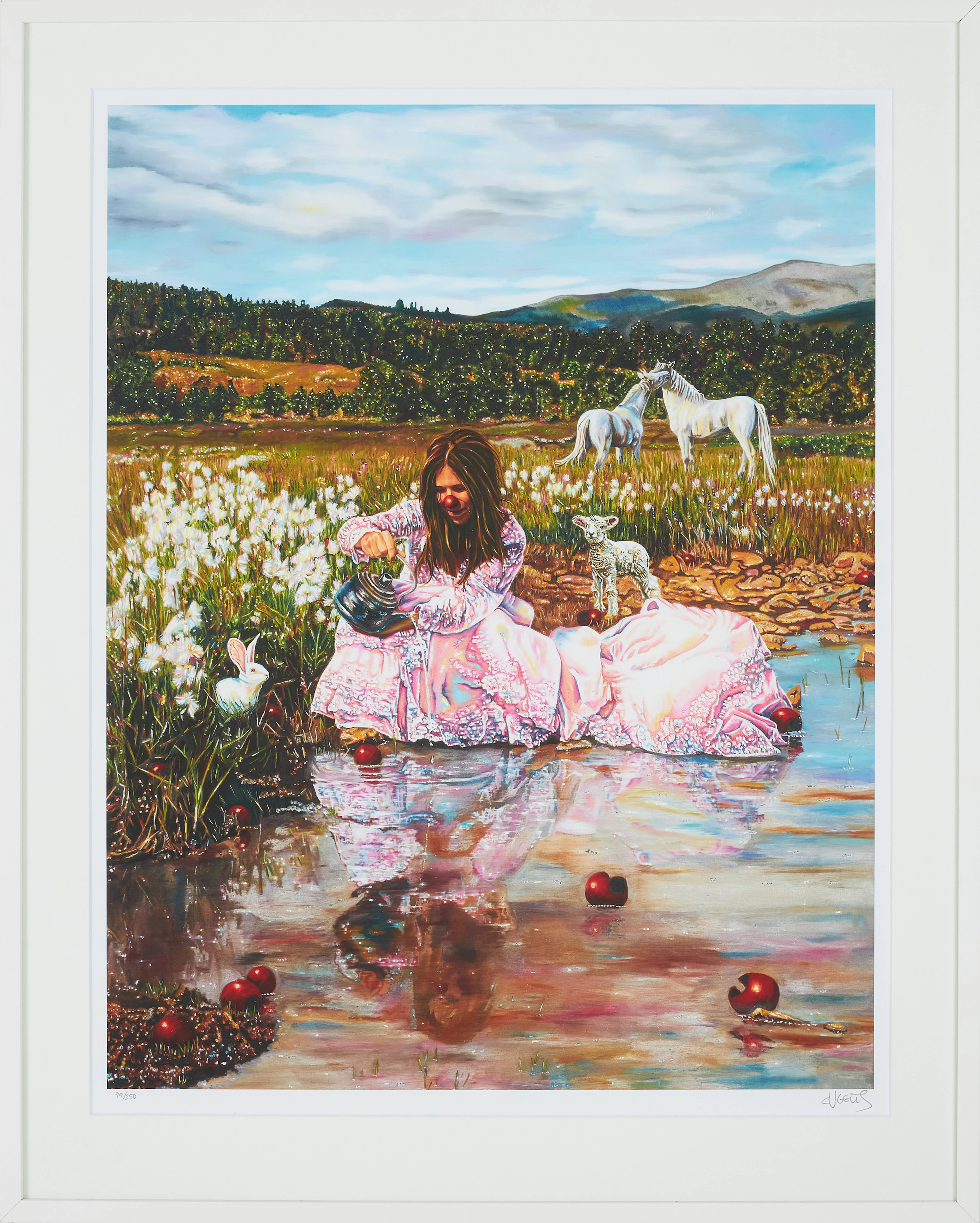 CAROLINE AF UGGLAS. "God dag", giclée, signerad och numrerad 99/250.
