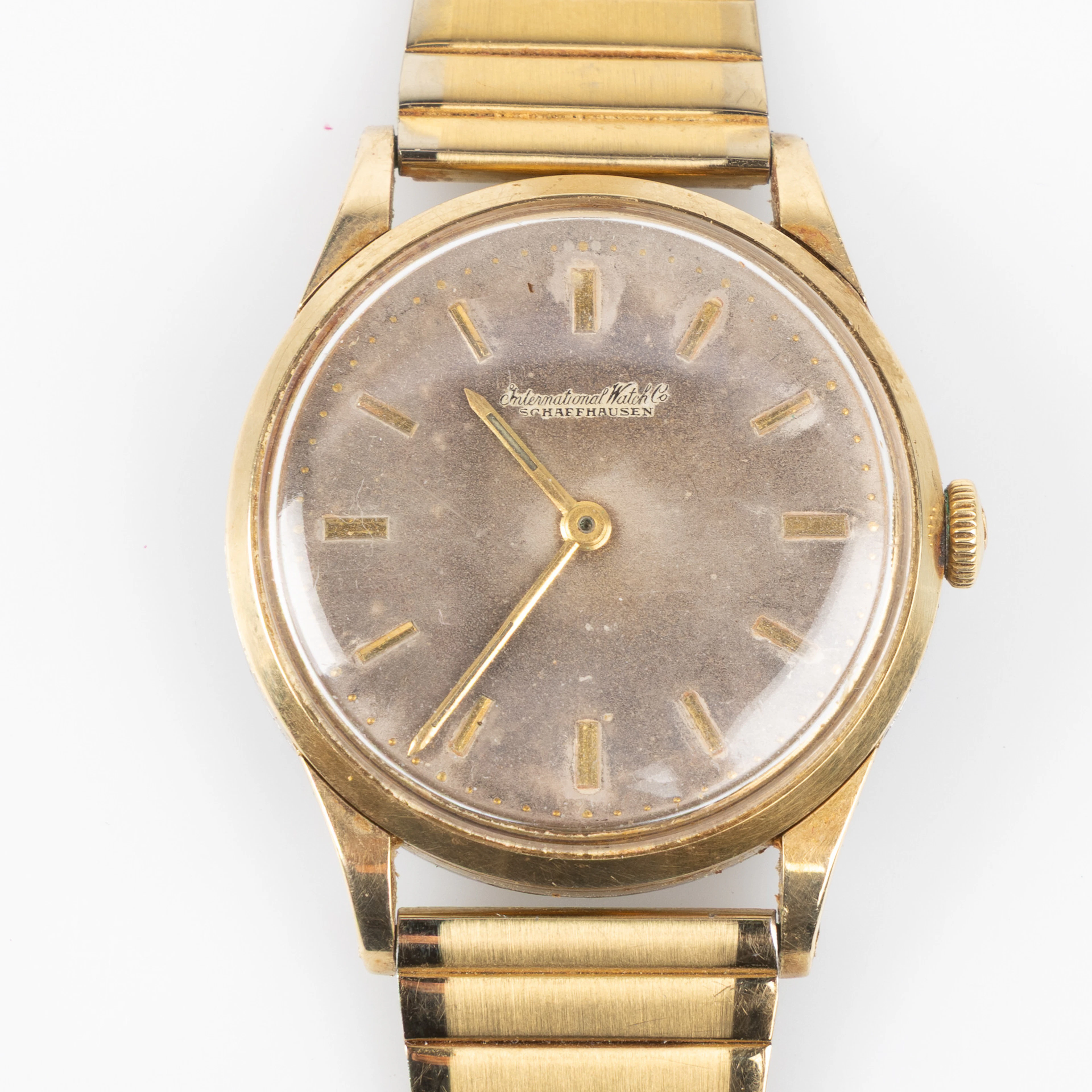 IWC, Schaffhausen, armbandsur, 34 mm, guld/stål, ca 1957.