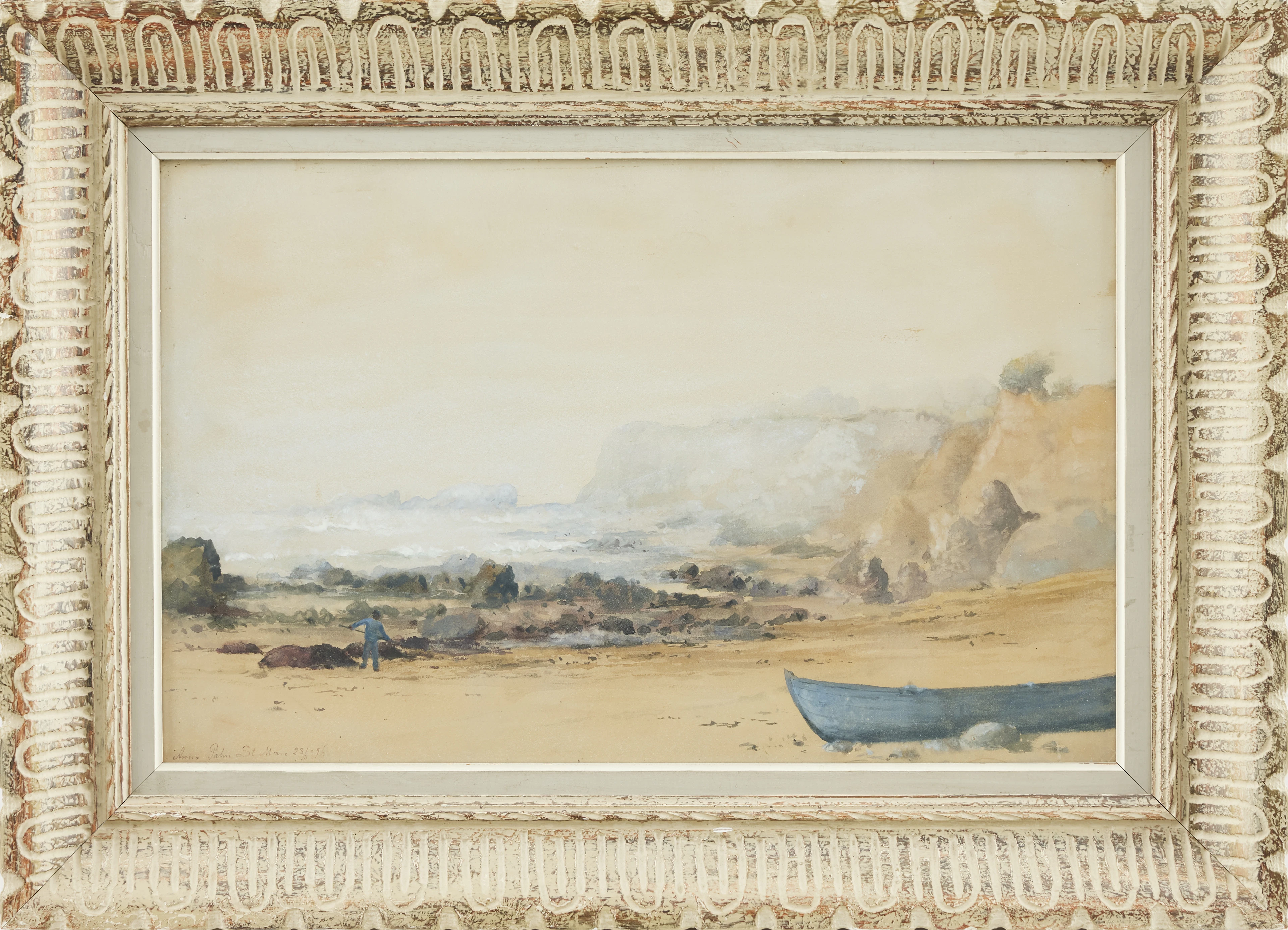 ANNA PALM DE ROSA. Vy från St Marc, Bretagne.