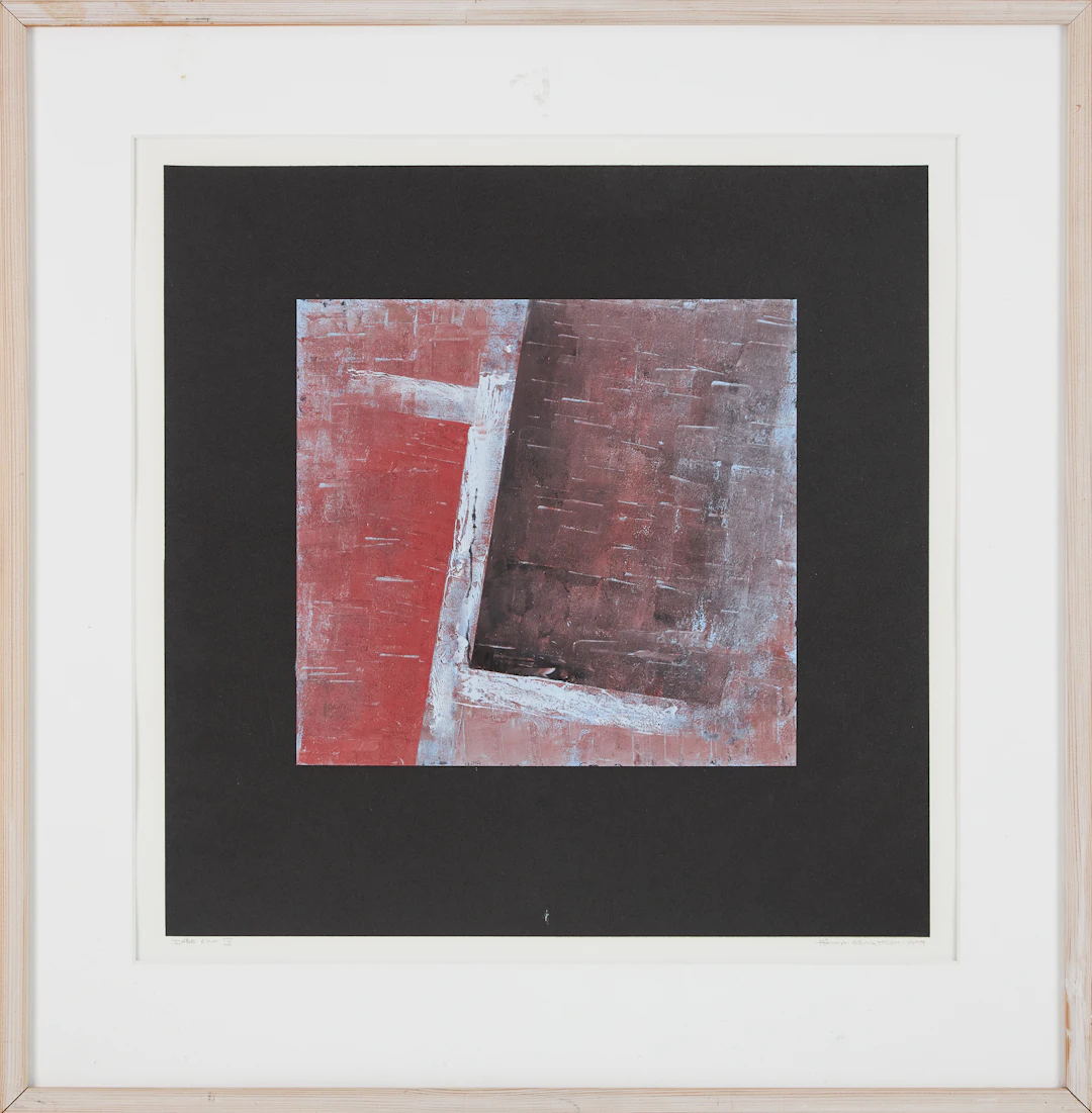 HÅKAN BENGTSSON (FÖDD 1965). "Inre rum IX", blandteknik.