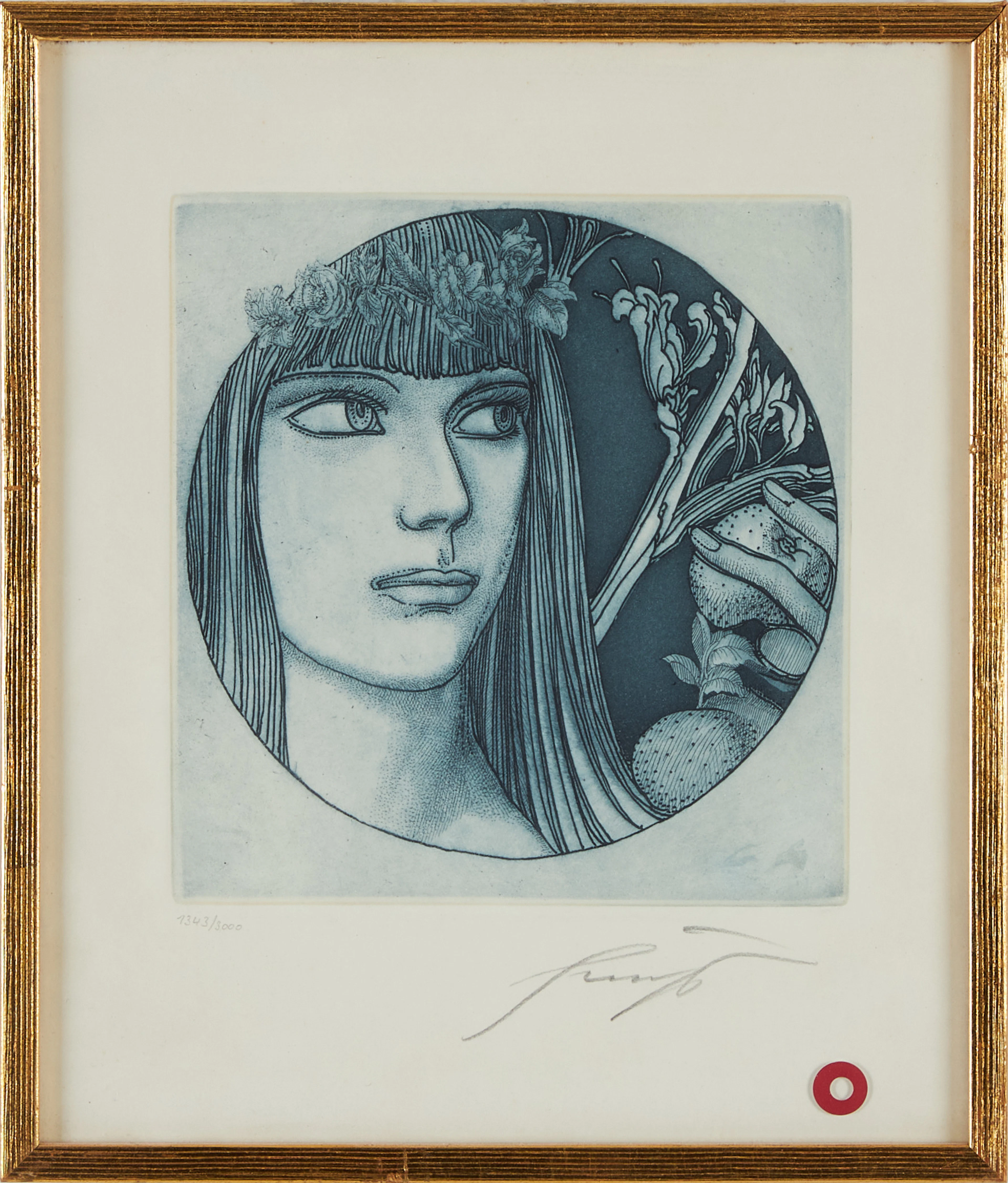 ERNST FUCHS (1930-2015). Kompositioner, 3 st., etsningar, signerade