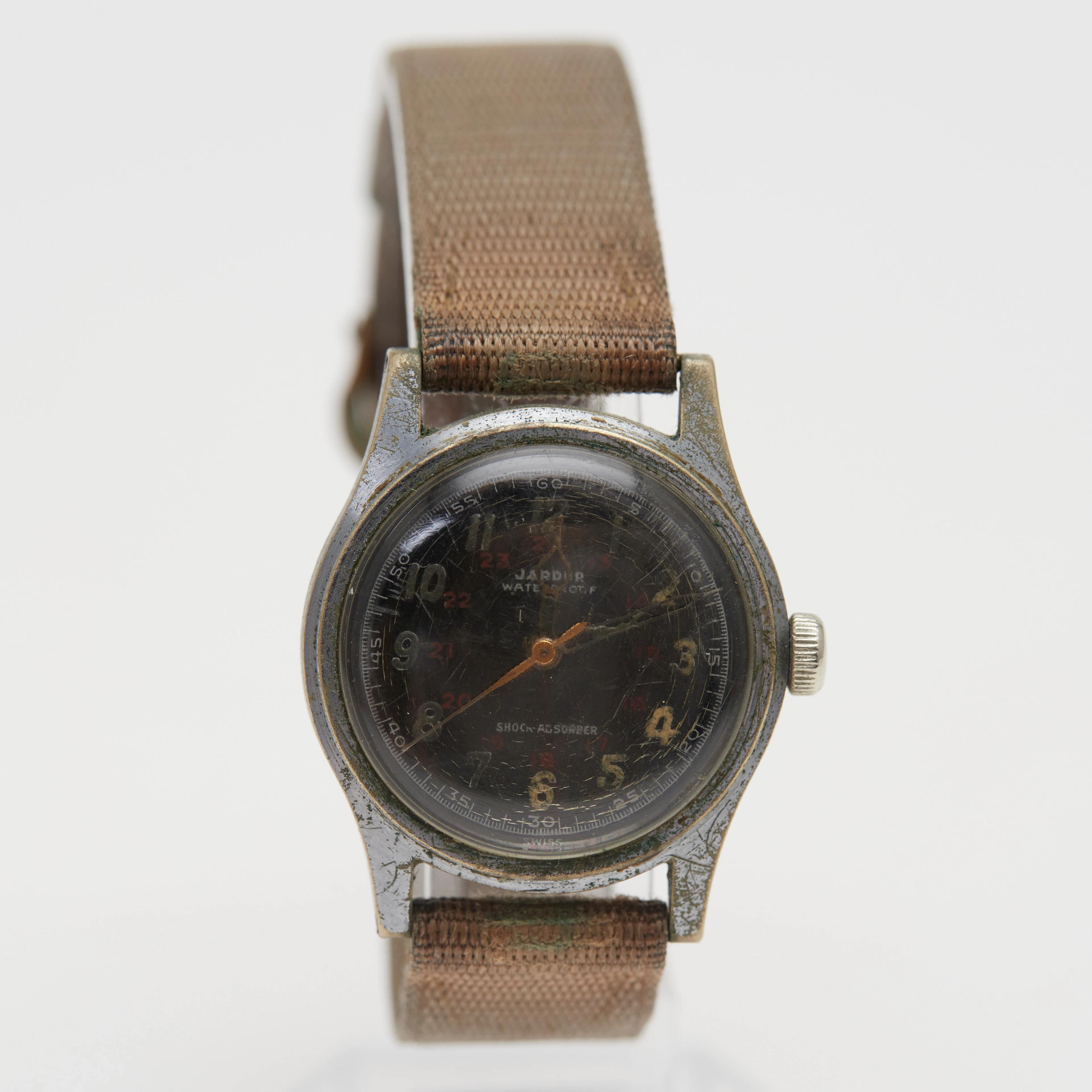 JARDUR. Armbanduhr / Militäruhr / Fliegeruhr, Tropical Dial, Handaufzug
