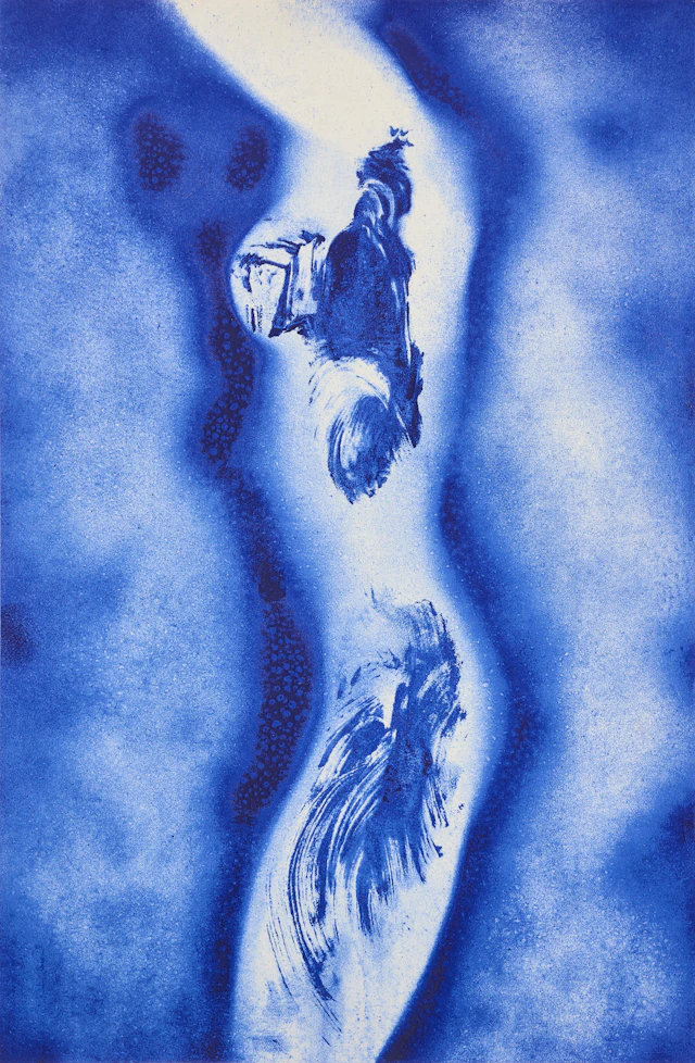YVES KLEIN. "Anthropométrie ANT 148".