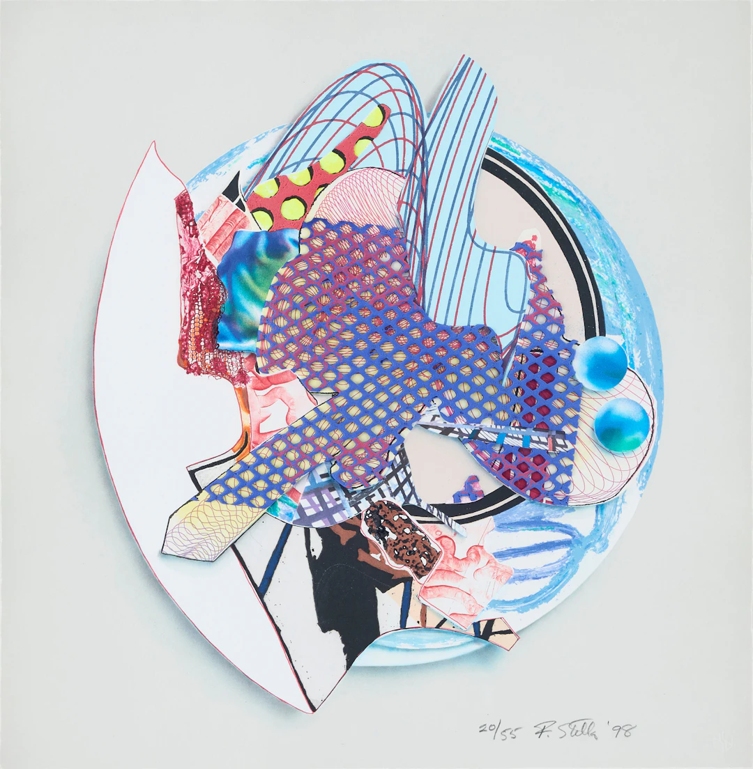 FRANK STELLA. "Iffish" from "Imaginary Places III".