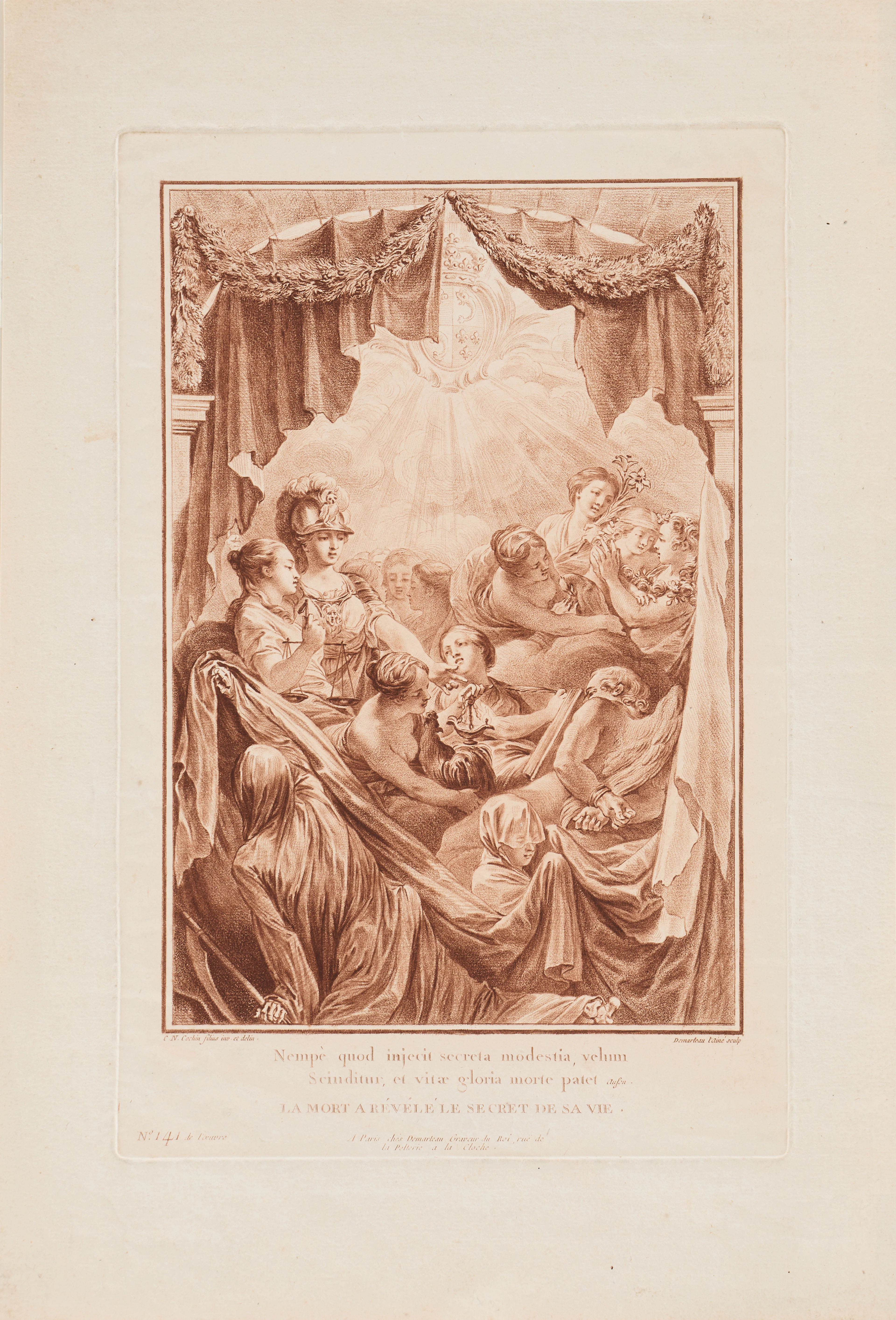 GILLES DEMARTEAU (FRANCE 1722-1776) AFTER CHARLES-NICOLAS COCHIN II