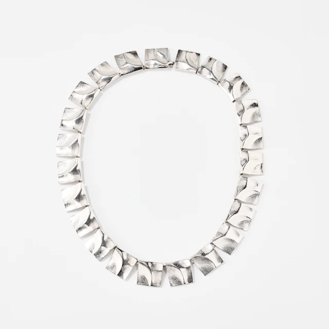 BJÖRN WECKSTRÖM. Collier, "Galactic Peaks", sterlingsilver, Lapponia