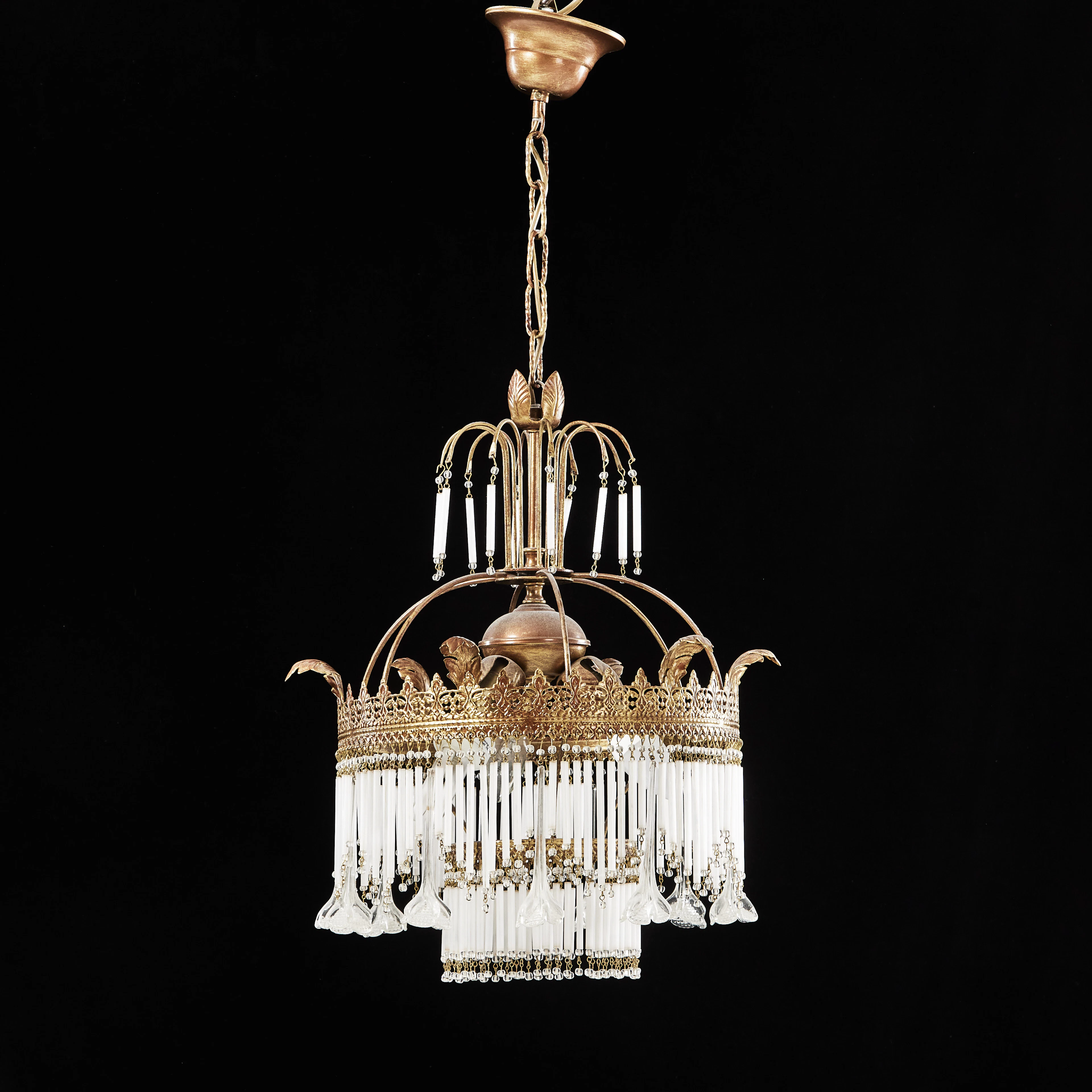 TAKLAMPA, ljuskrona, jugendstil, typ 1280, ca 1970-tal, tillverkad