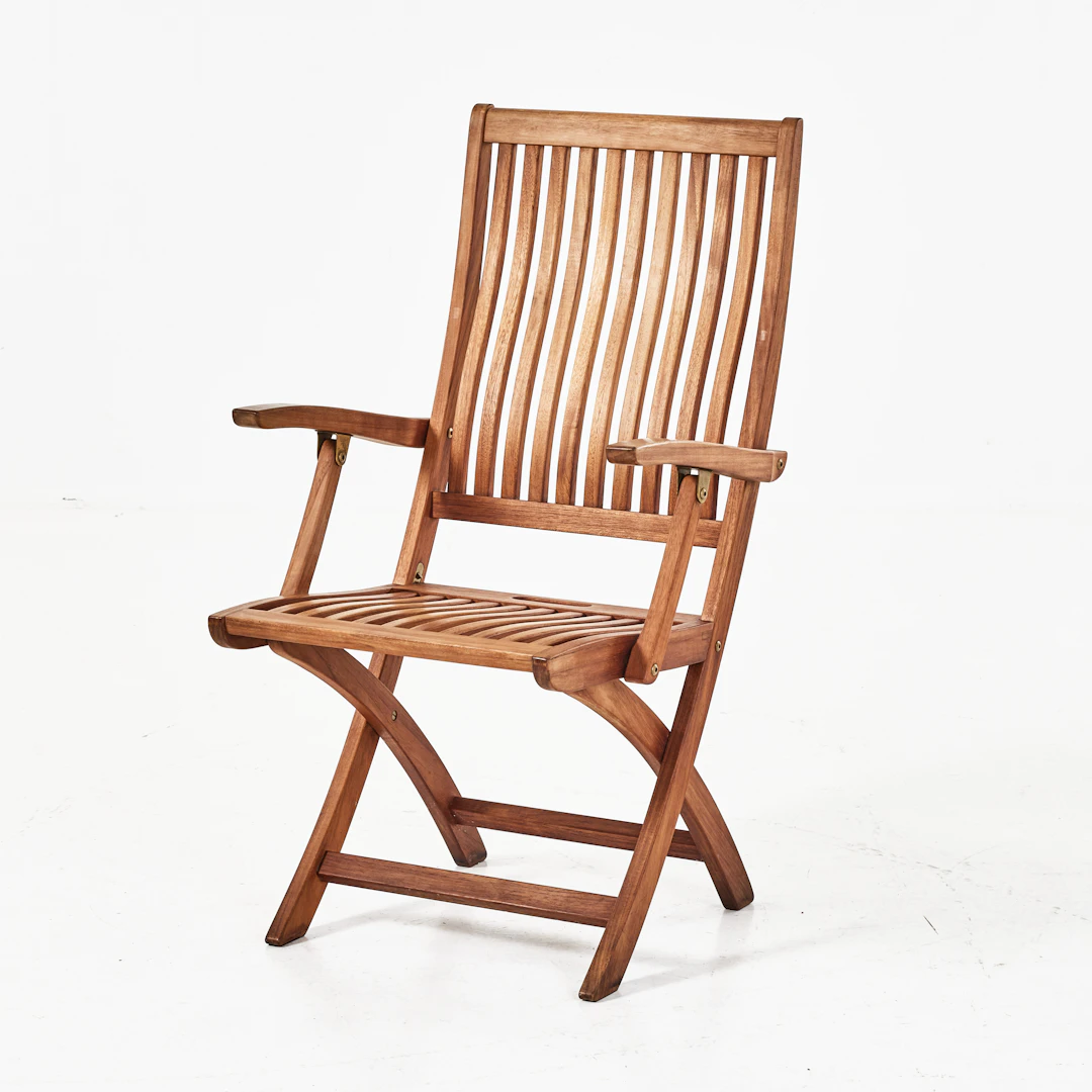 DÄCKSTOL, samtida, Gloster, teak.