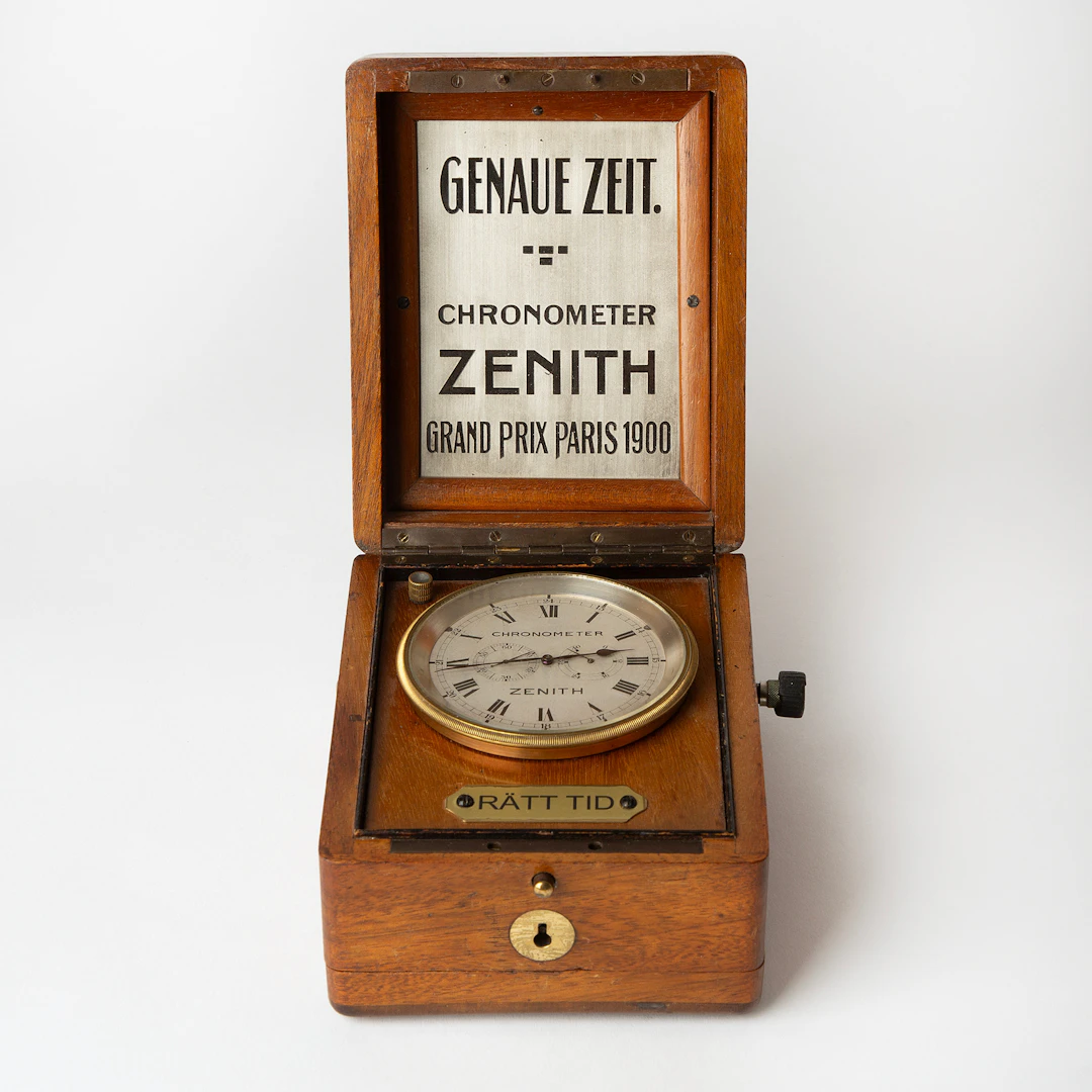 ZENITH, Rätt Tid, deckchronometer, 115 x 150 mm, ca 1920.
