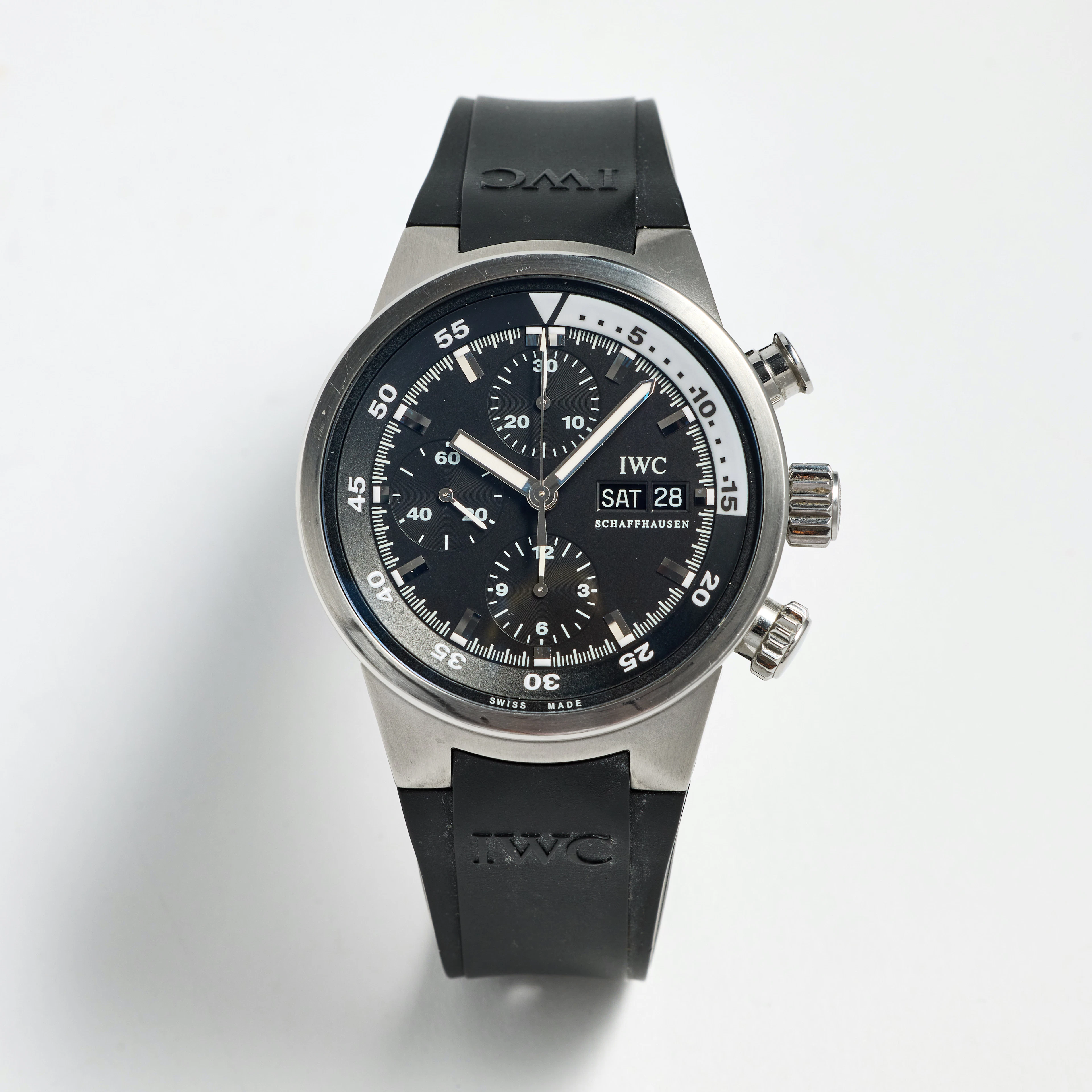 IWC, Schaffhausen, Aquatimer, kronograf, armbandsur, 42 mm, stål, ca 2007.