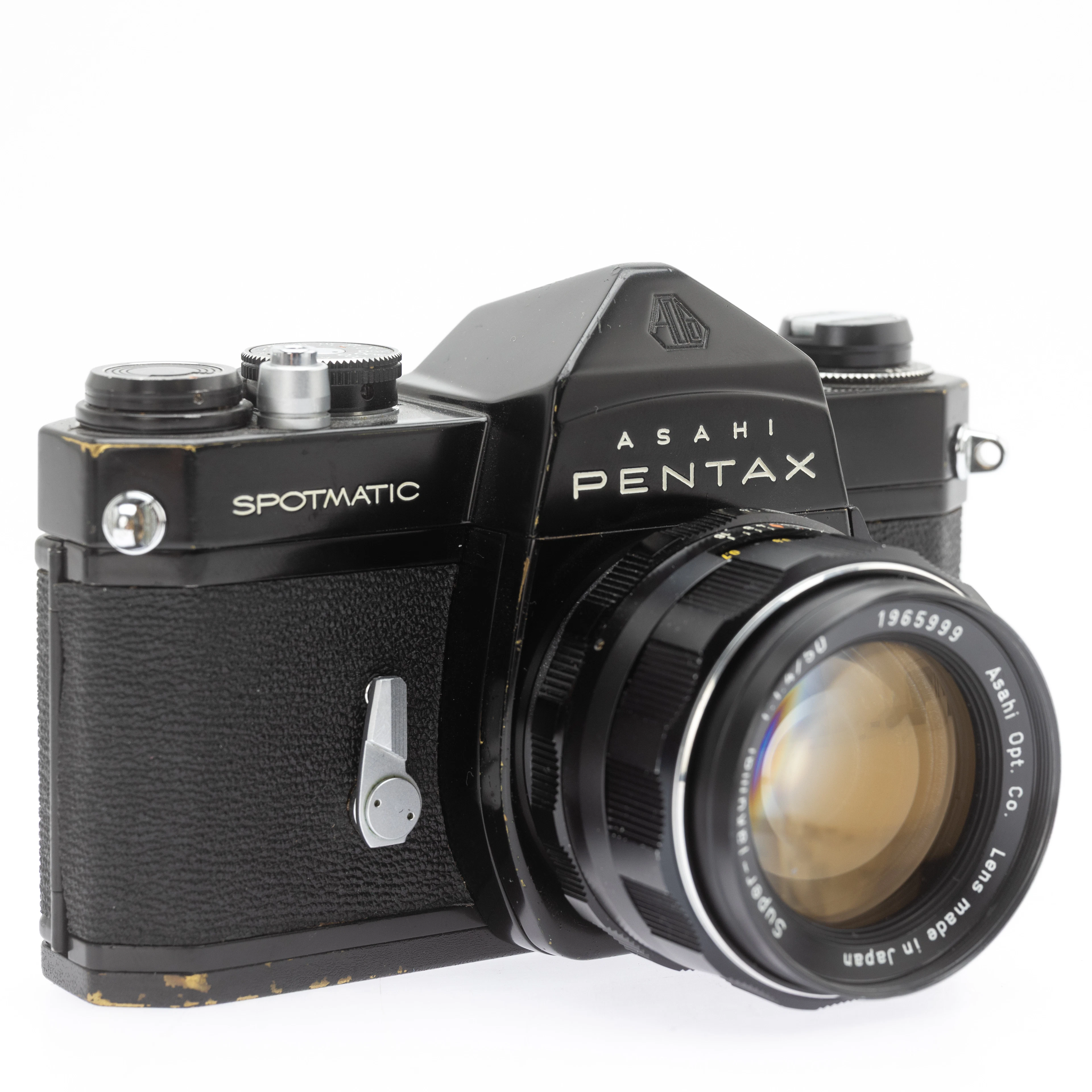 Asahi Pentax SP black, 35mm Spiegelreflexkamera (SN 1227742) mit Super-Takumar
