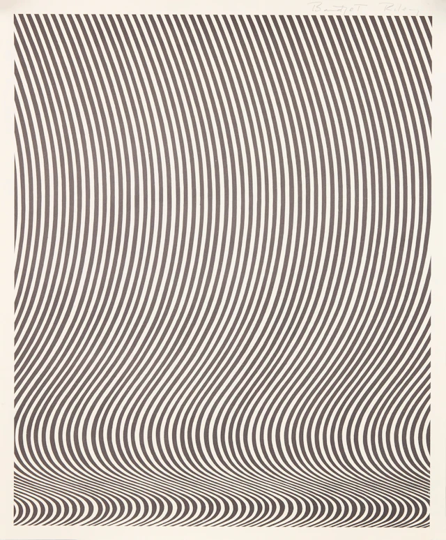 BRIDGET RILEY. "Untitled (Richard Feigen Gallery)".