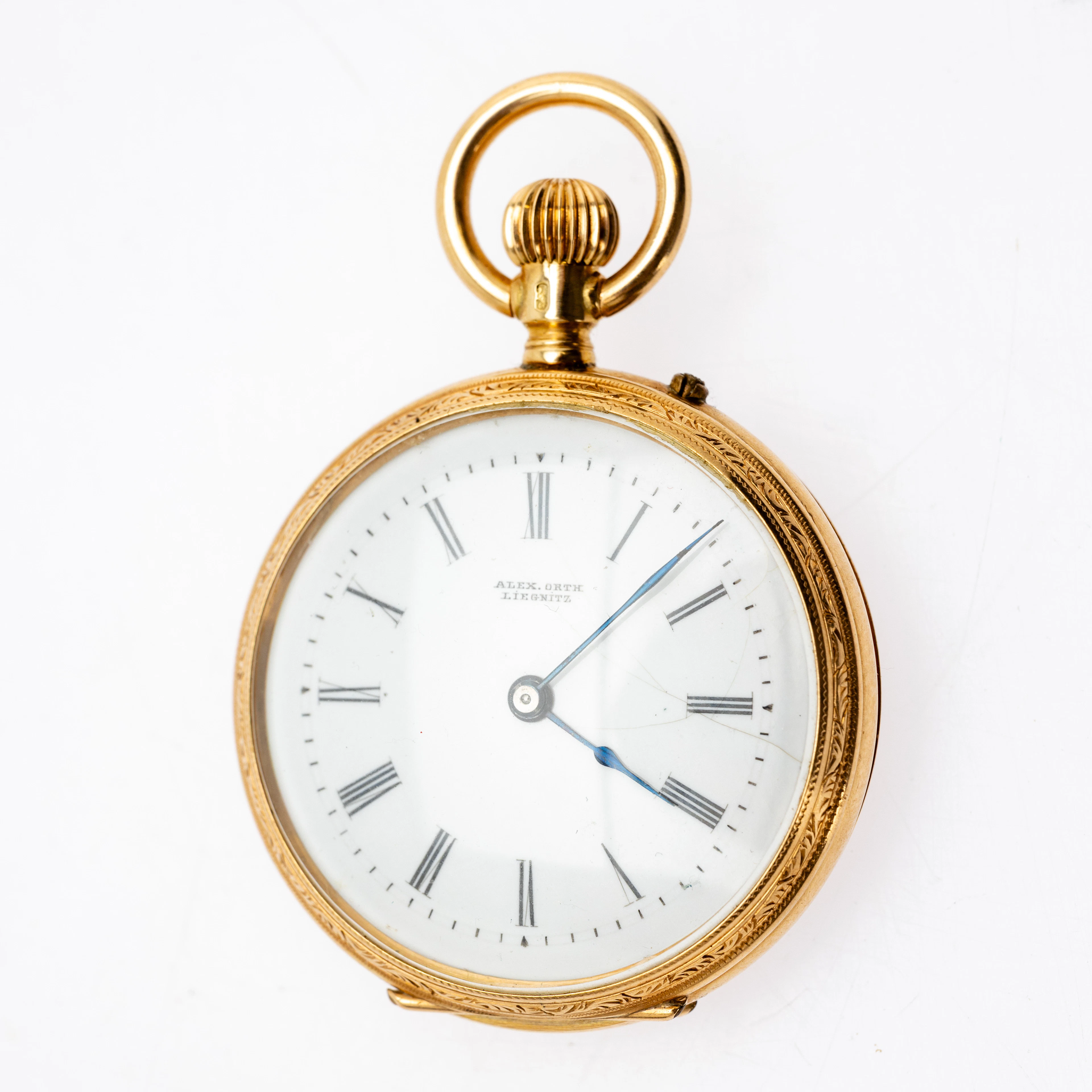 Gold Taschenuhr.