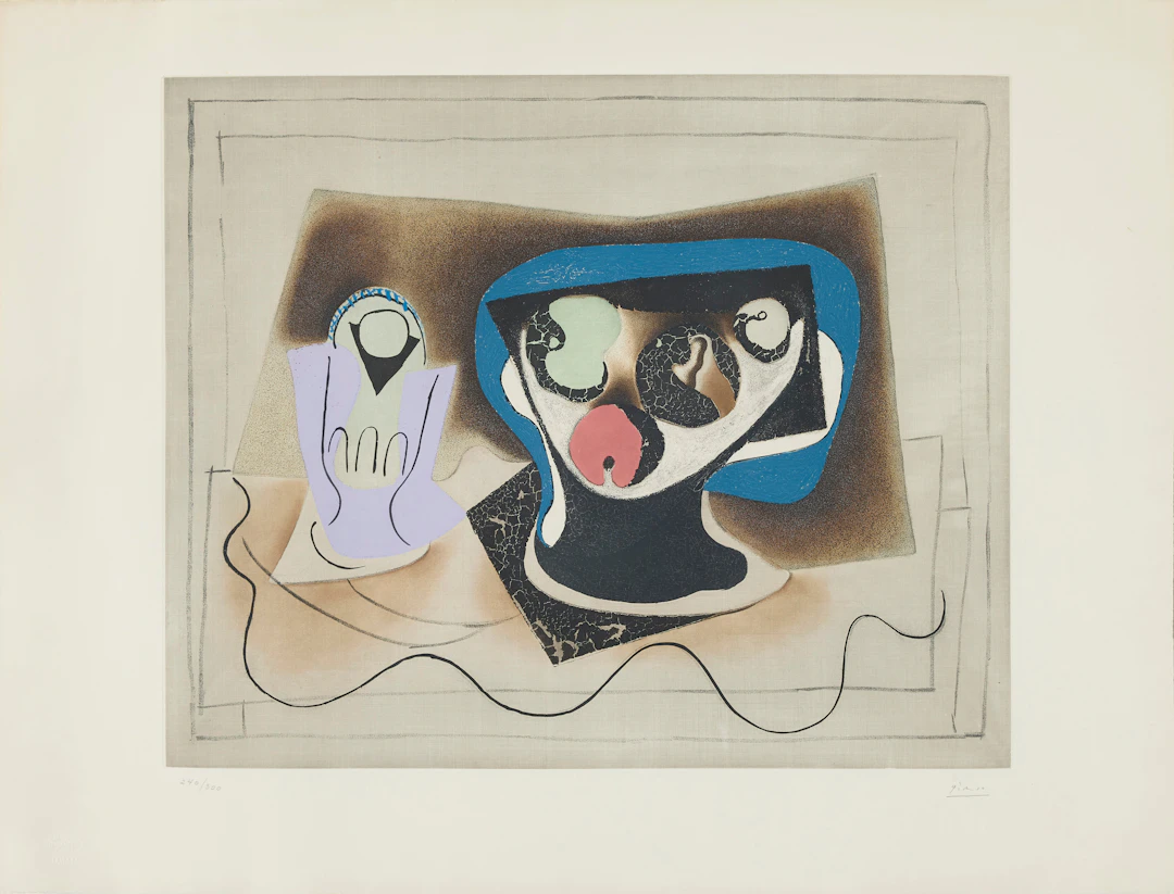 PABLO PICASSO. After. "Le Verre d'Absinthe".
