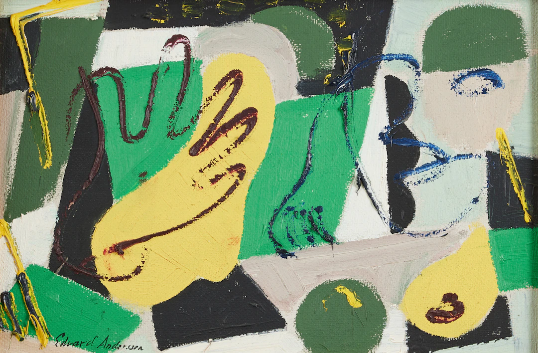 EDVARD ANDERSSON. "Komposition".