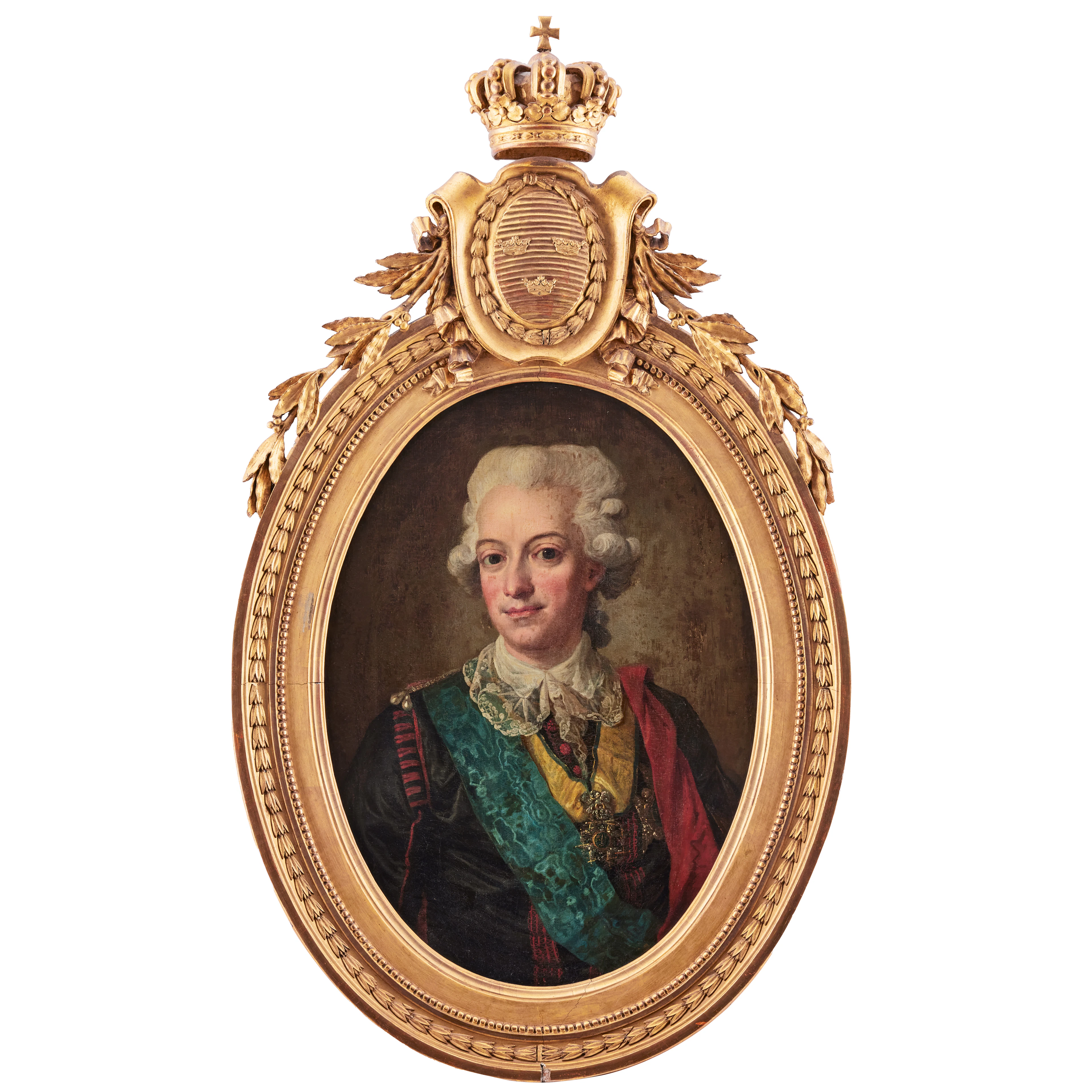 LORENS PASCH D.Y. (1733-1805). Representationsporträtt föreställande