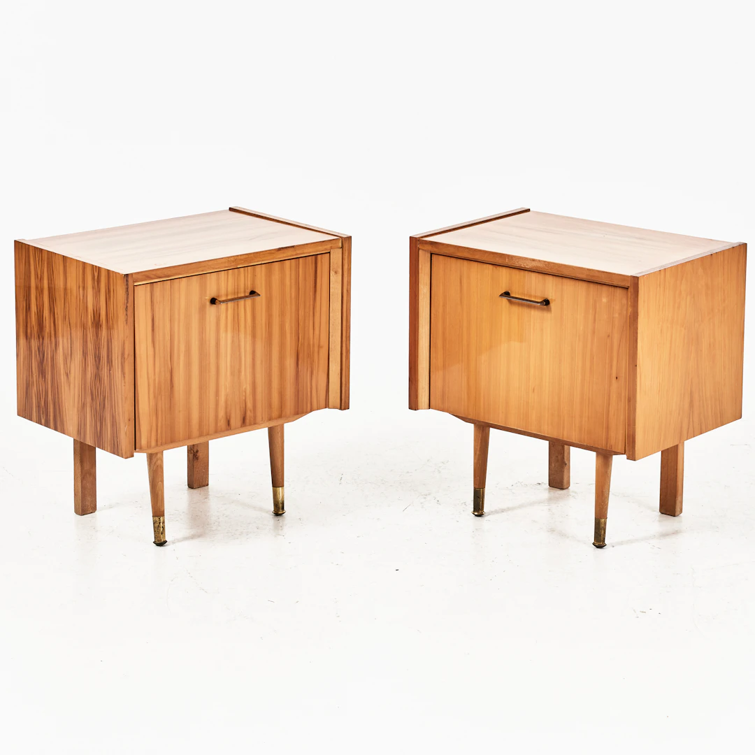 SÄNGBORD, 1 par, 1950/60-tal.