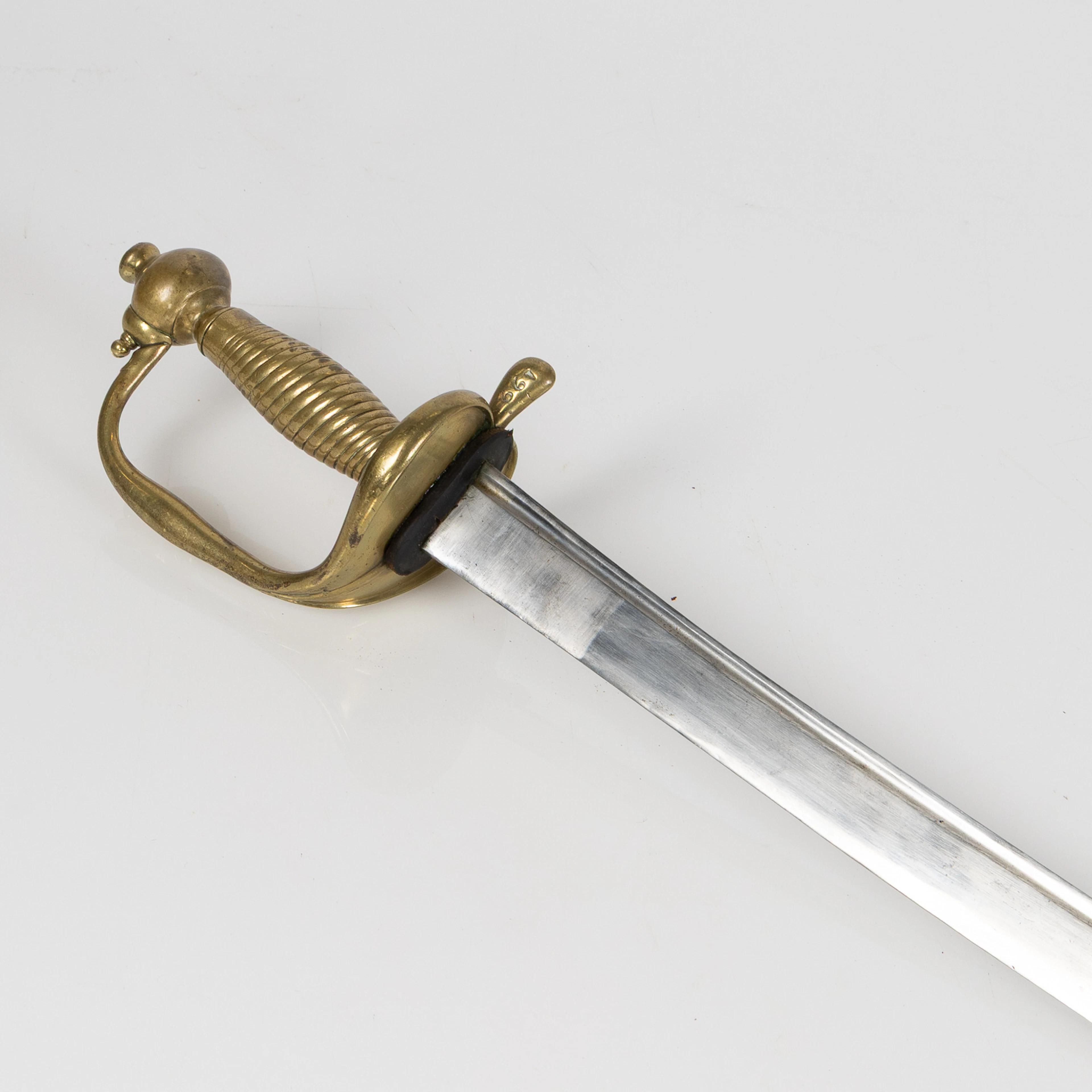 HUGGARE, med balja i läder, m/1748-1856, Sverige.