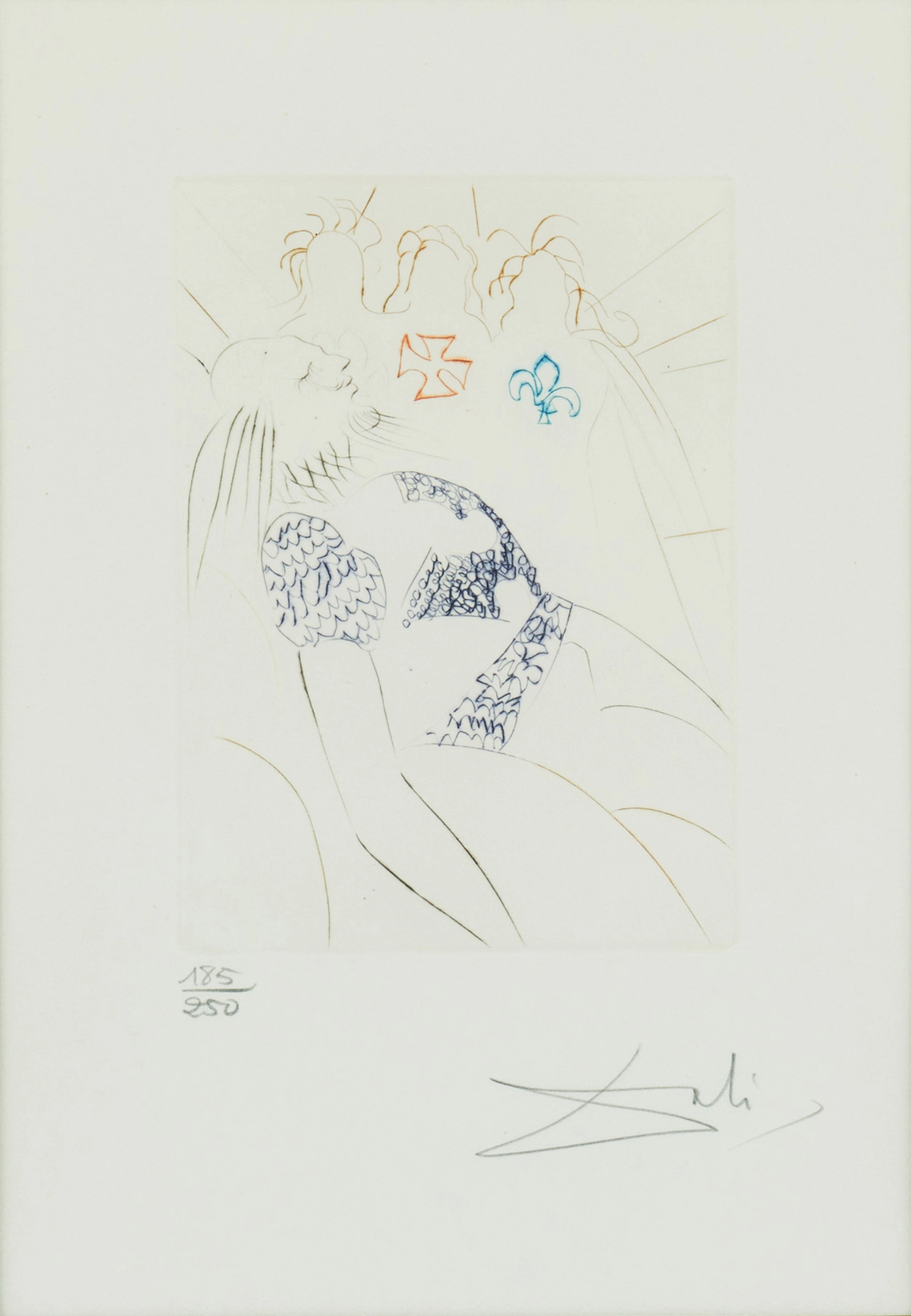 SALVADOR DALÍ. "Much Ado about Shakespeare" (Shakespeare II).