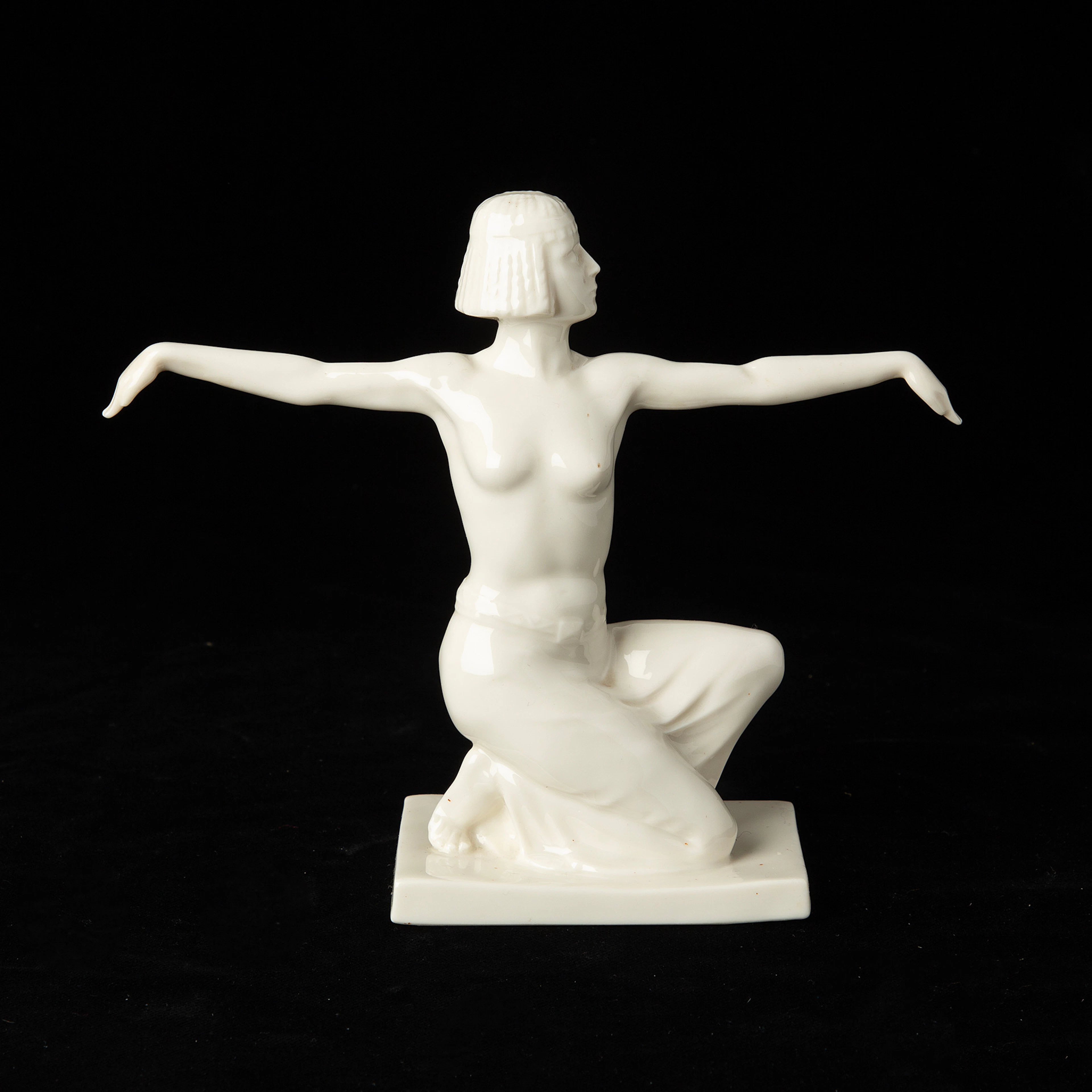 FIGURIN. Porslin, Meissen.