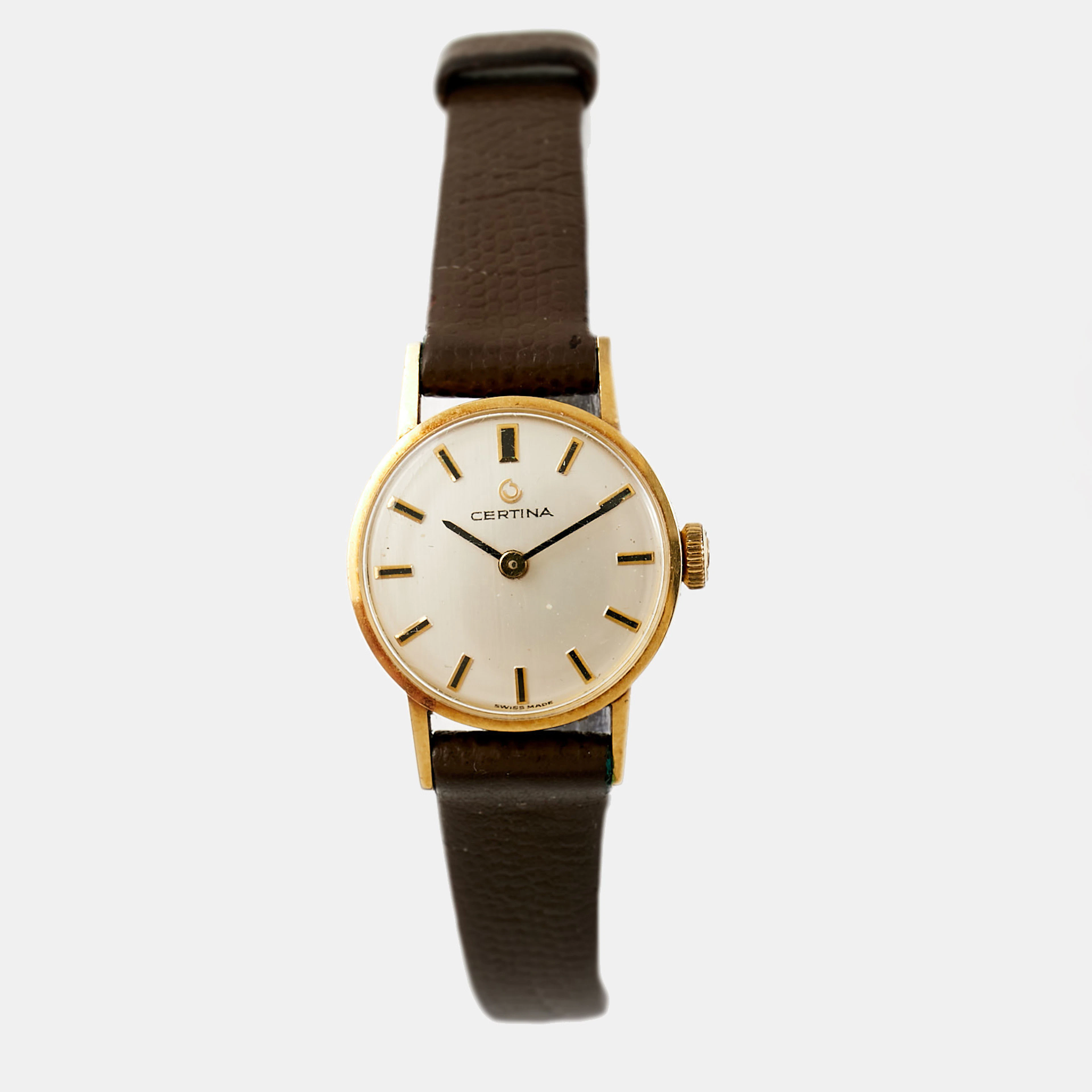 CERTINA, (Swiss Made), armbandsur, 20 mm, boett i 14 k guld, ca 1960-tal.