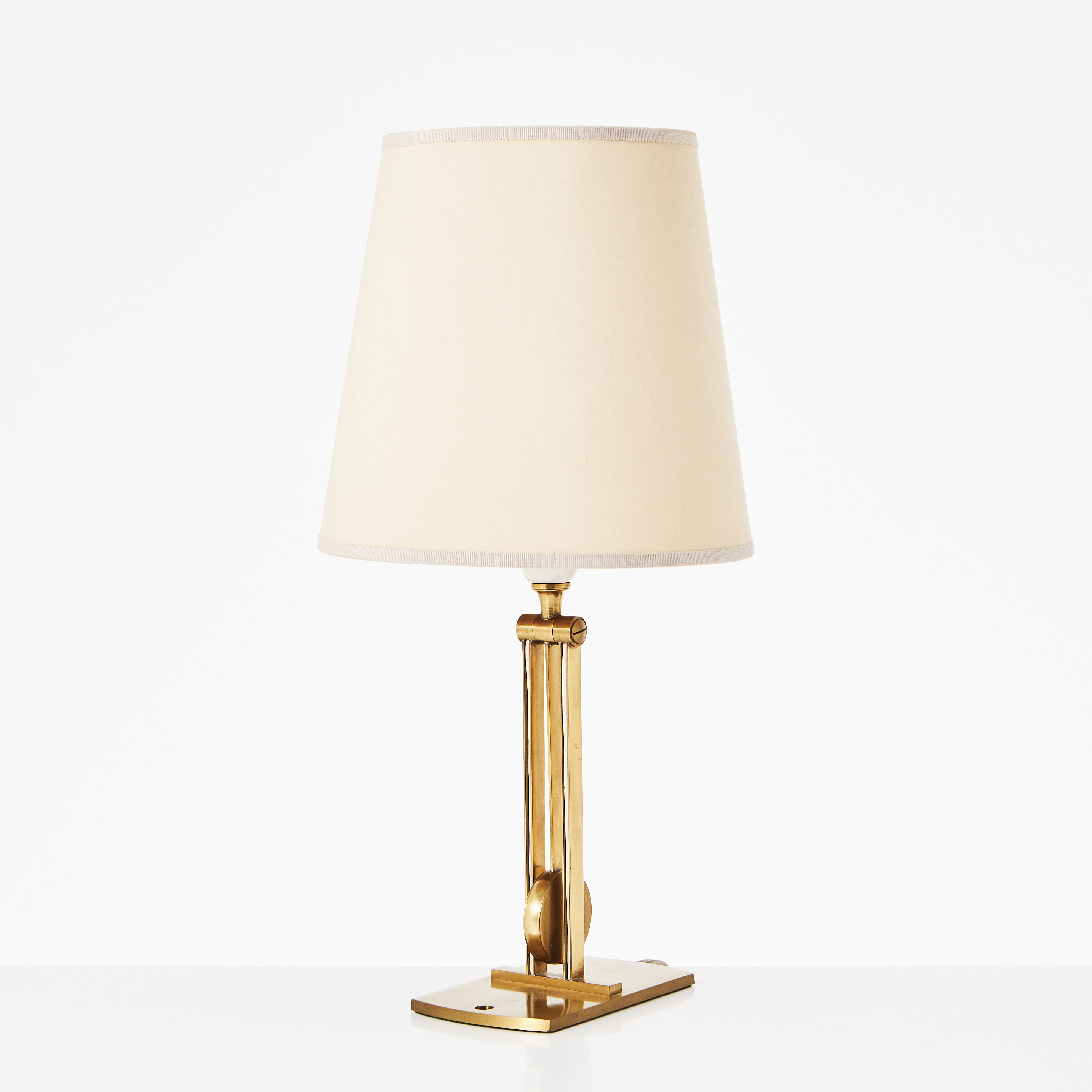 VÄGG/BORDS-LAMPA, mässing, 1900-talets andra hälft.