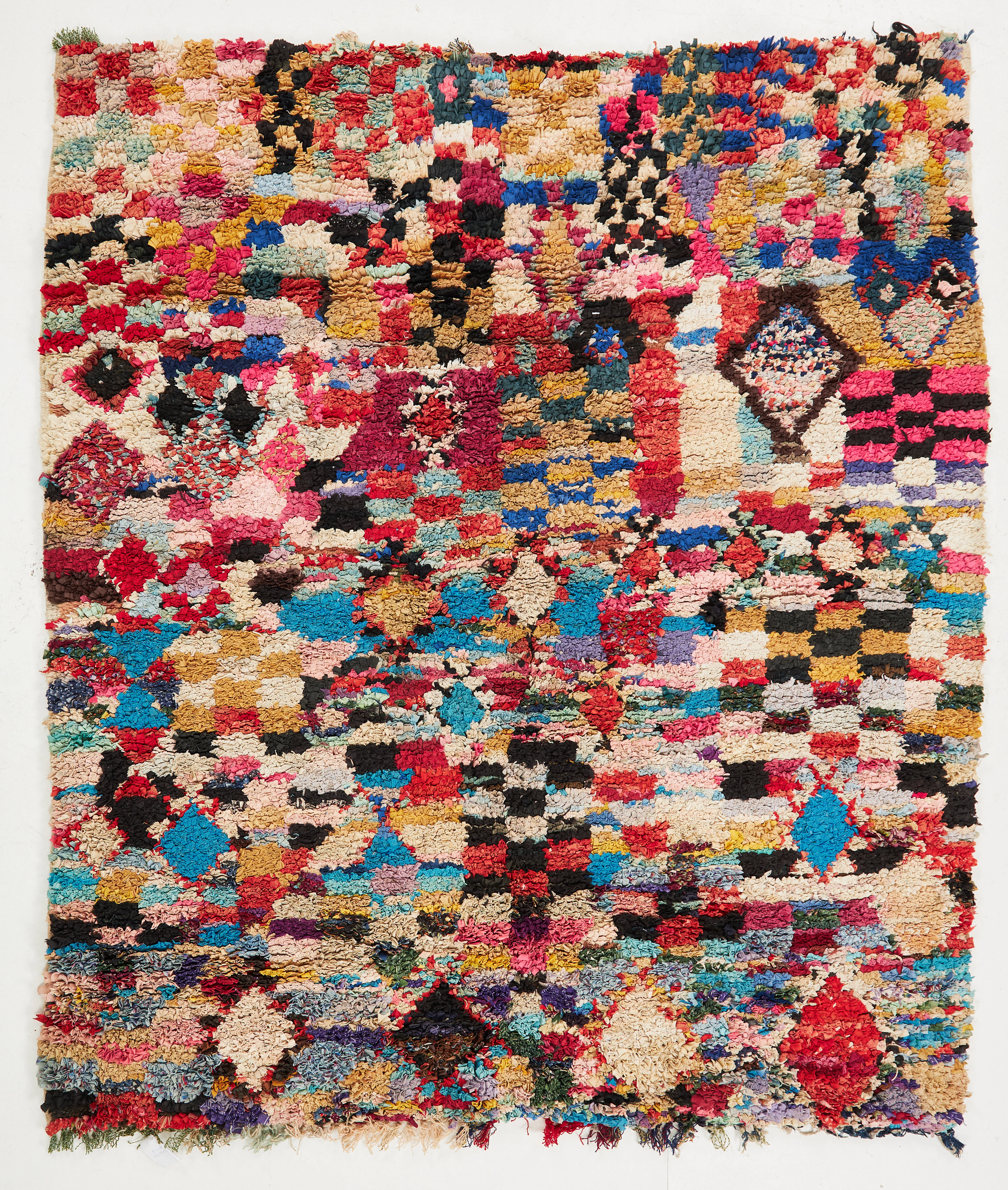 MATTA. s.k. Boucherouite, Marocko, ca 170x150 cm.