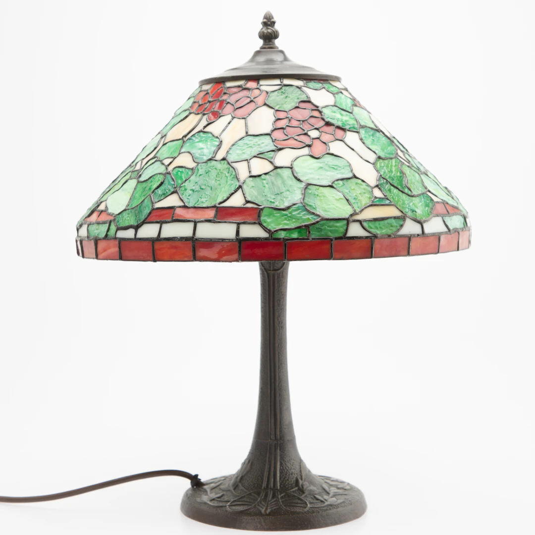 Tischlampe im Tiffany Stil, 2. Hälfte 20. Jh.