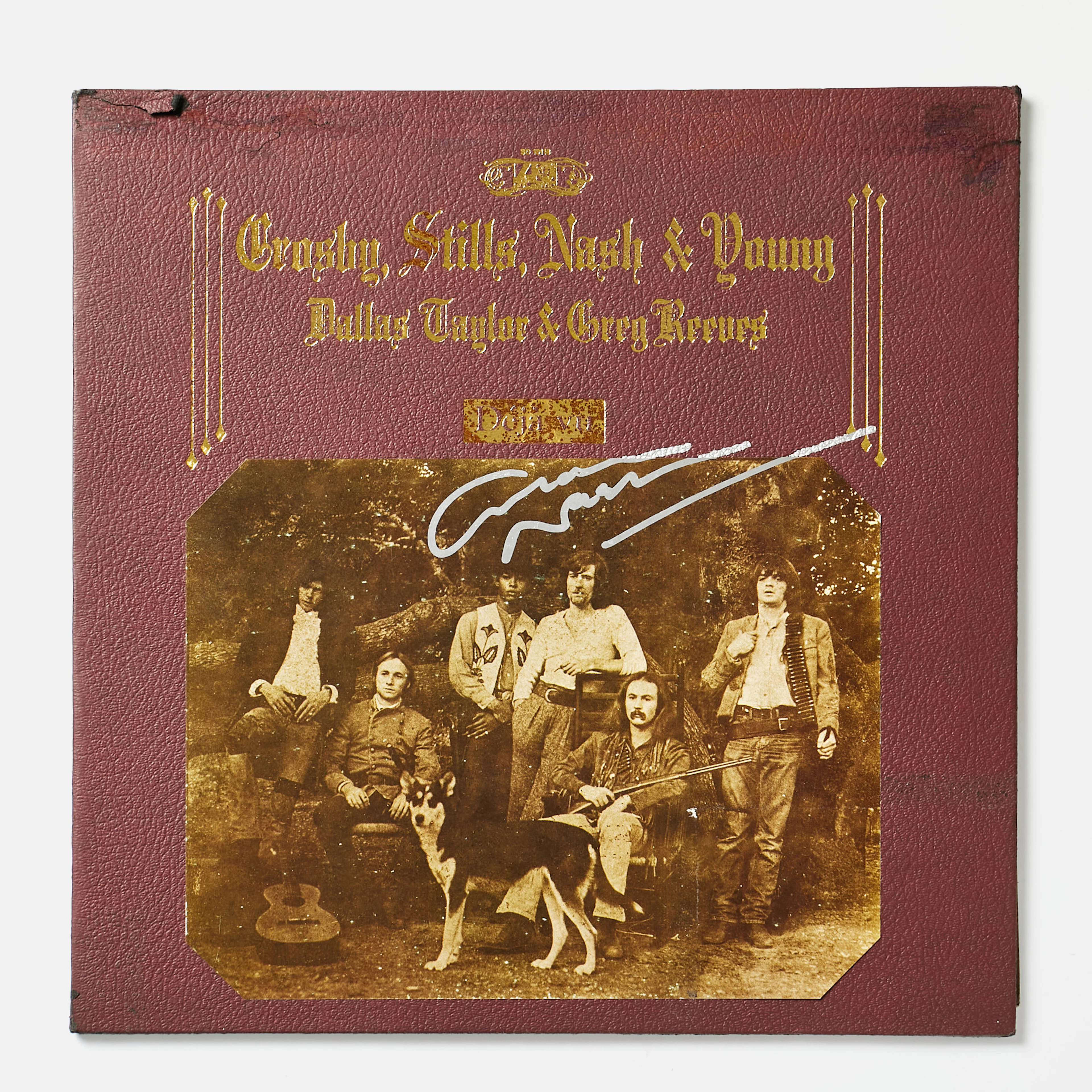 GRAHAM NASH, (Crosby, Stills, Nash & Young), signerad skiva, Lpn "Déjà
