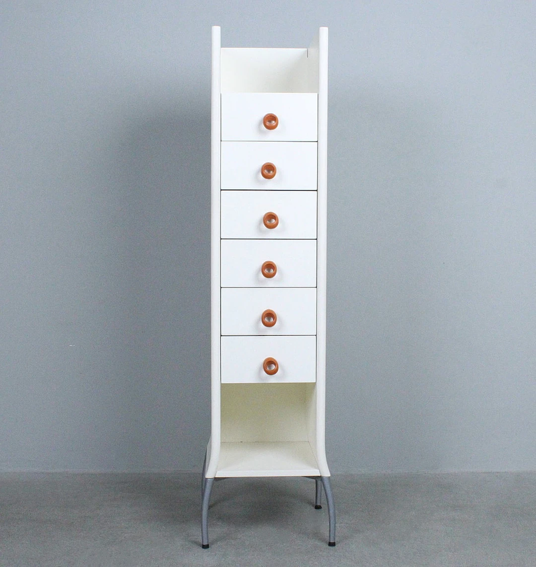 PROSPERO RASULO. BRF. Postmoderne Schubladenkommode / Hochschrank