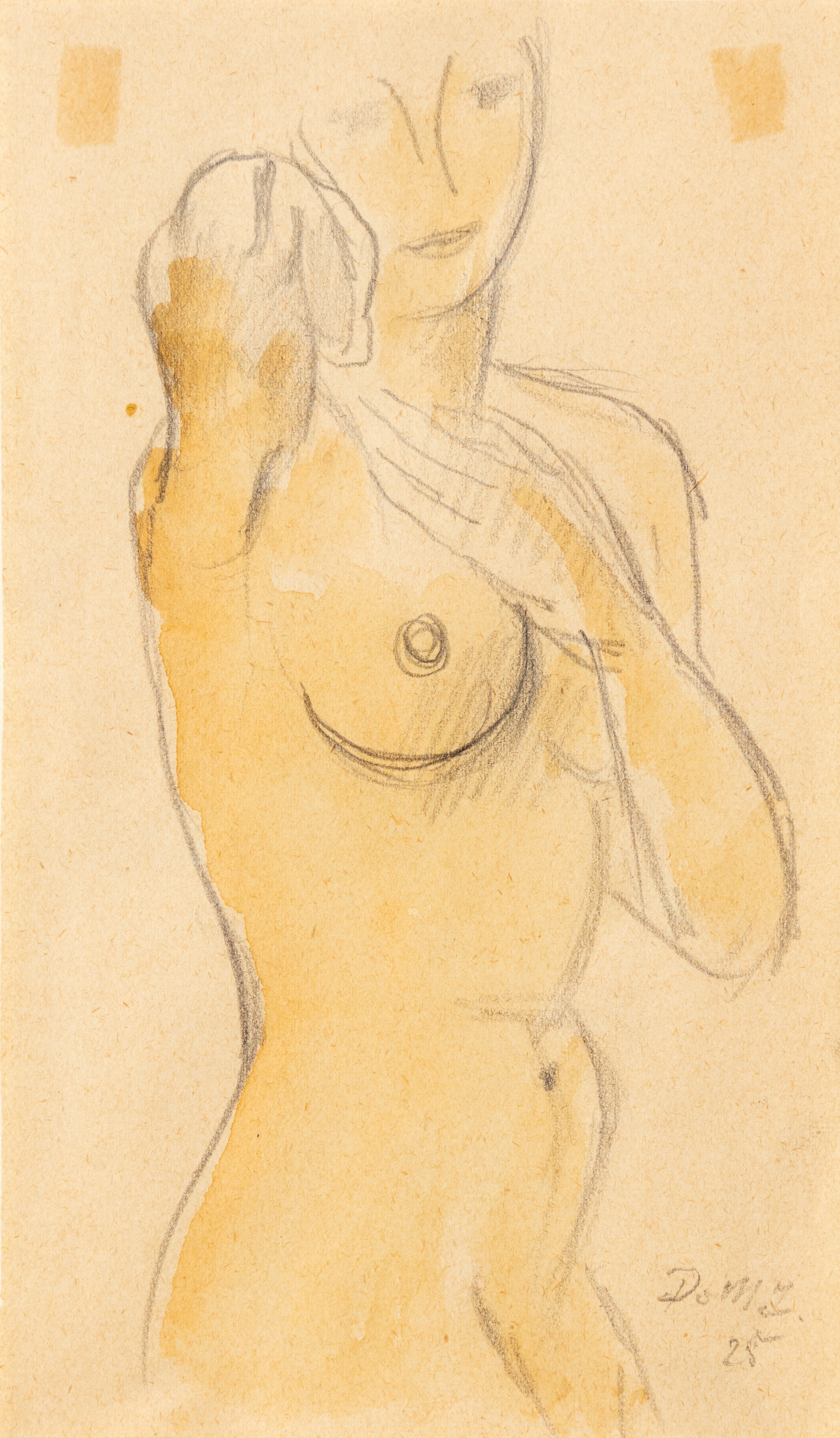 DOROTHEA MAETZEL-JOHANNSEN (1886-1930). Weiblicher Akt.
