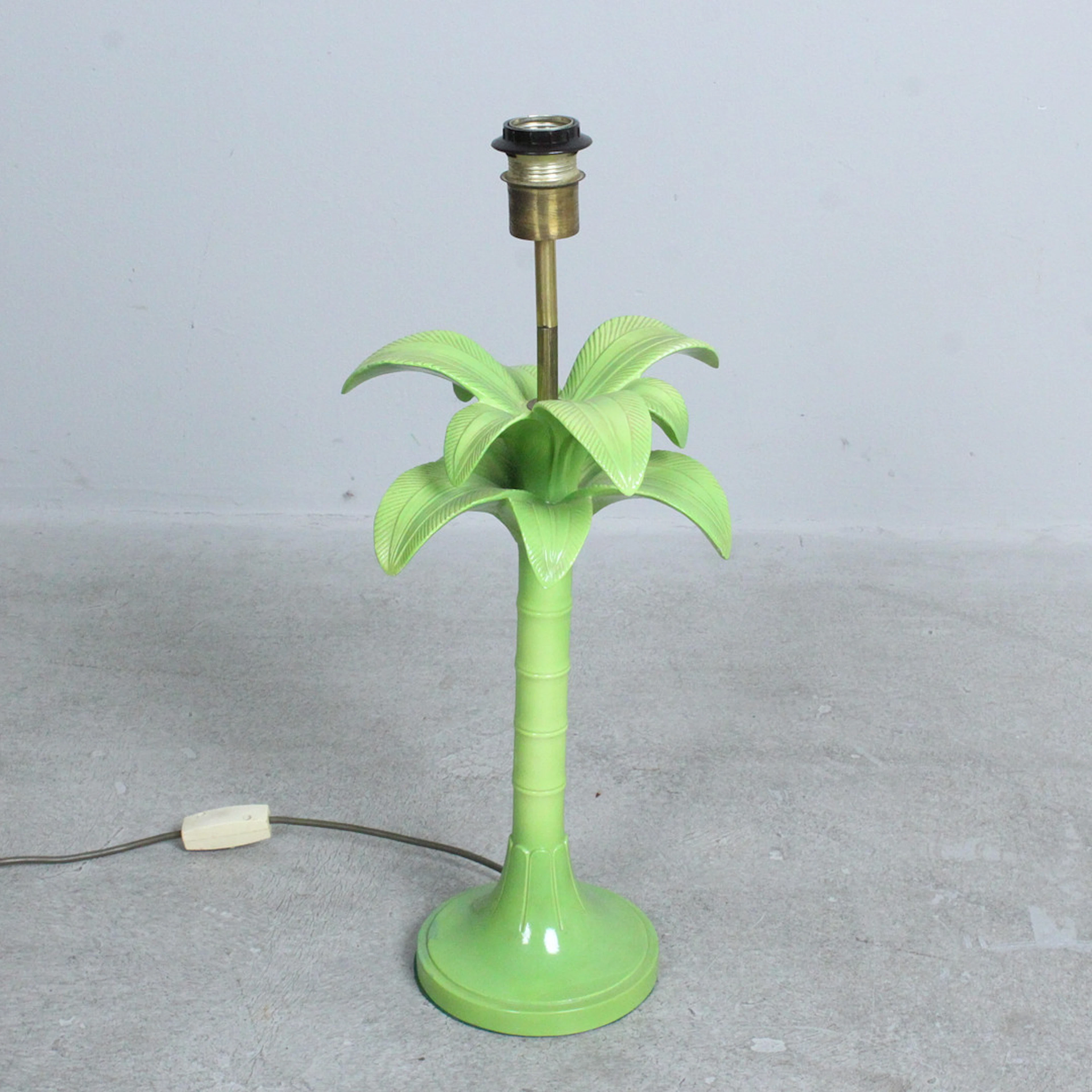 TOMMASO BARBI. Tischlampe „Palm Tree“ Italien, 1970er Jahre.