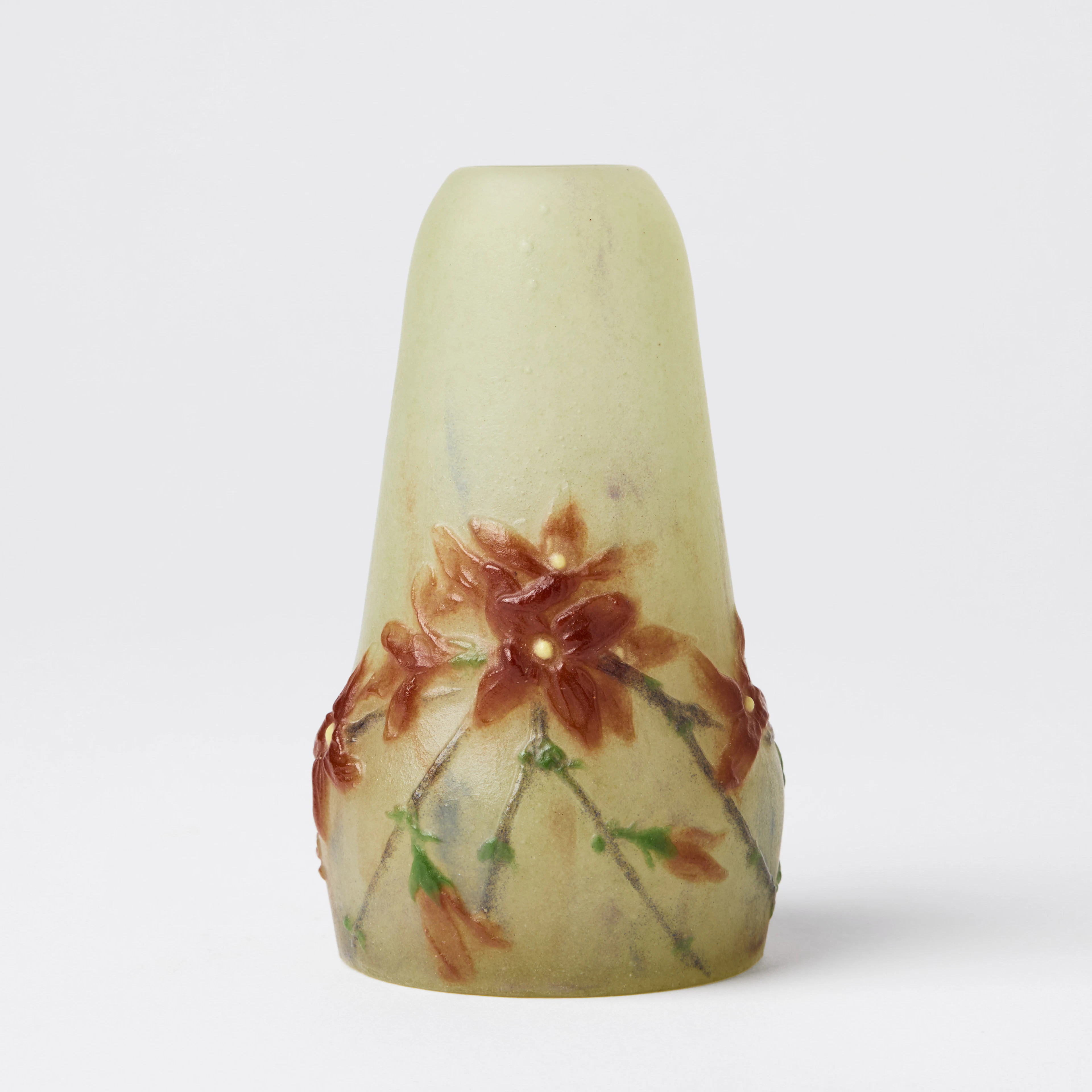 GABRIEL ARGY-ROUSSEAU. "Fleur Jaunnes", vas, Frankrike, omkring 1920